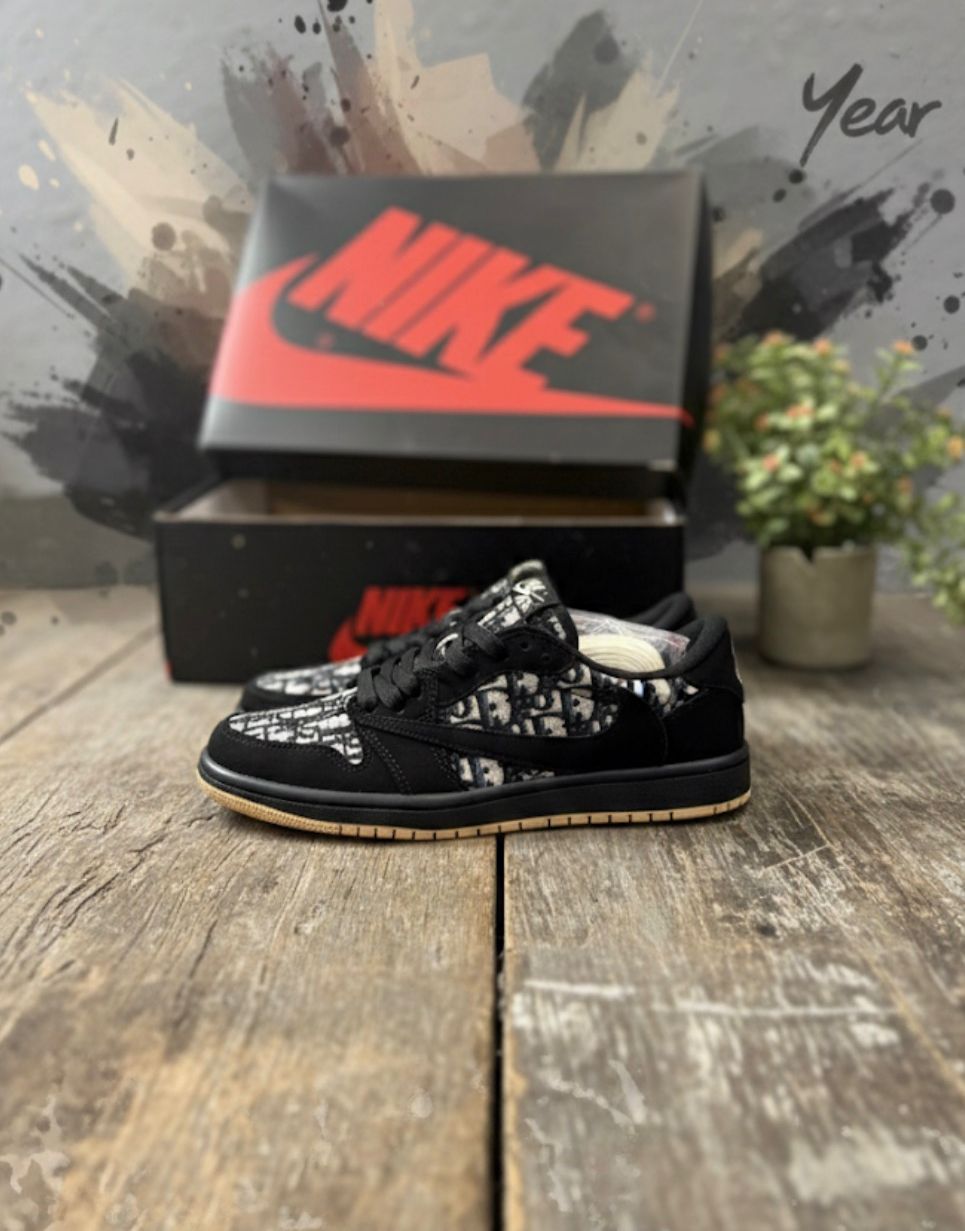 Nike air jordans retro 1 reverse travis x dior