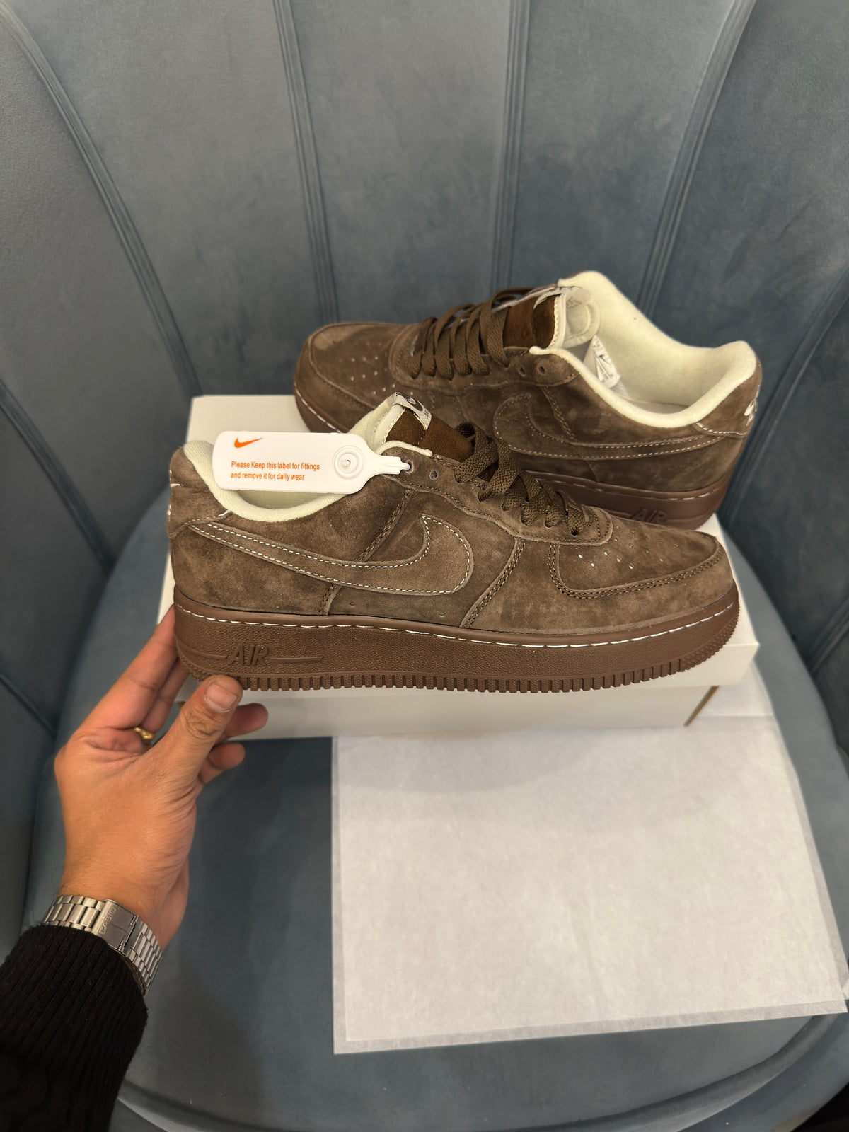 Nike airforce 1 cacao wow