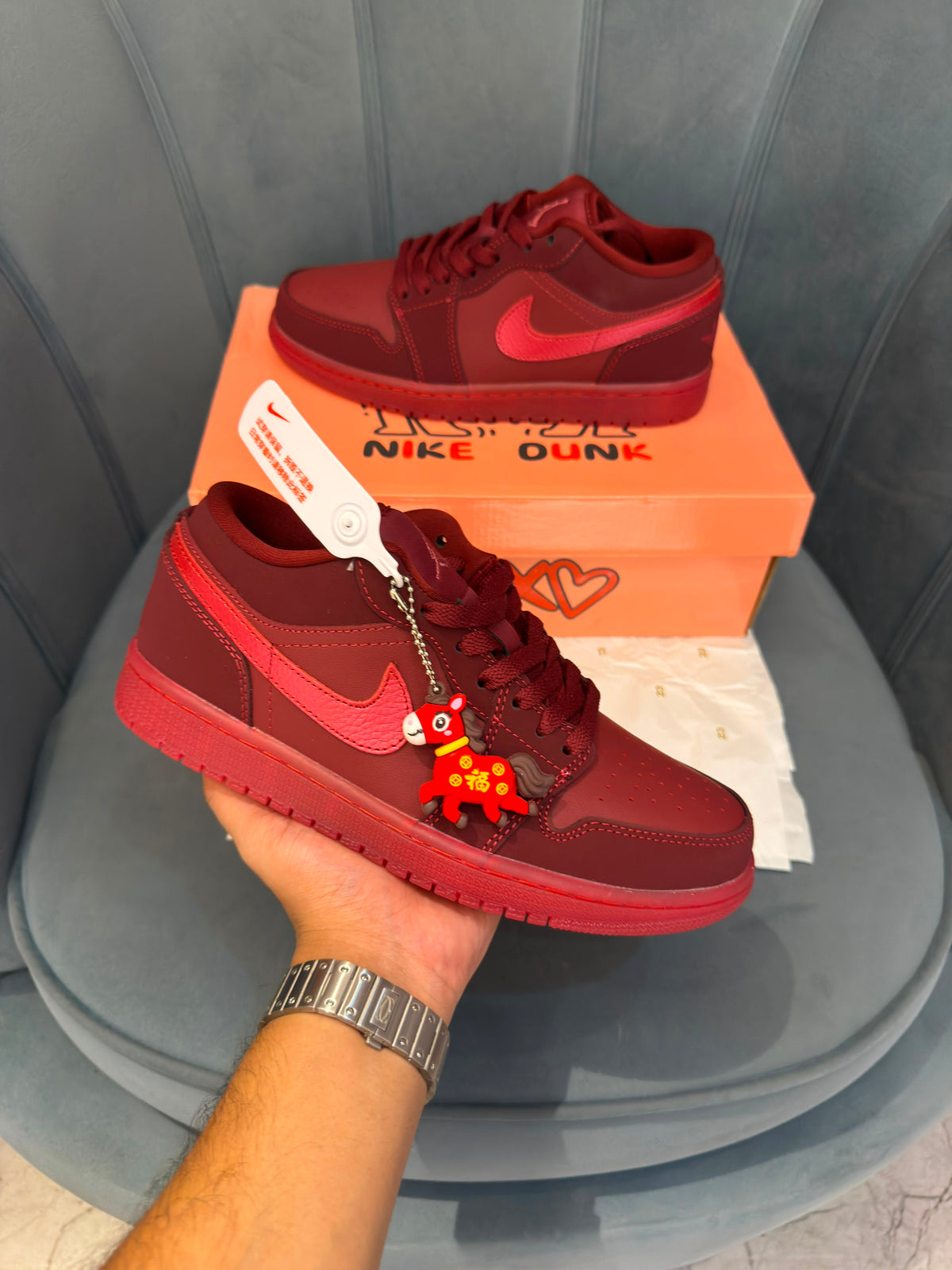 Nike air jordans low valentines year of the horse
