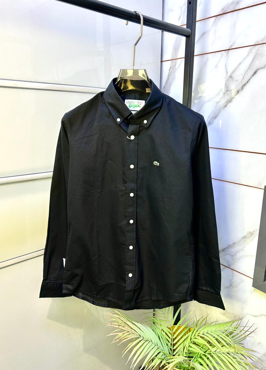 Lacoste oxford Lycra shirt