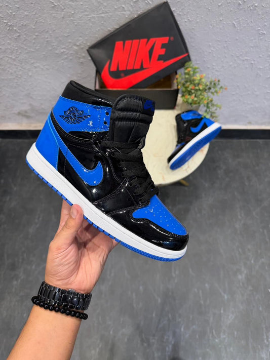 Nike air jordans retro 1 patent royal blue