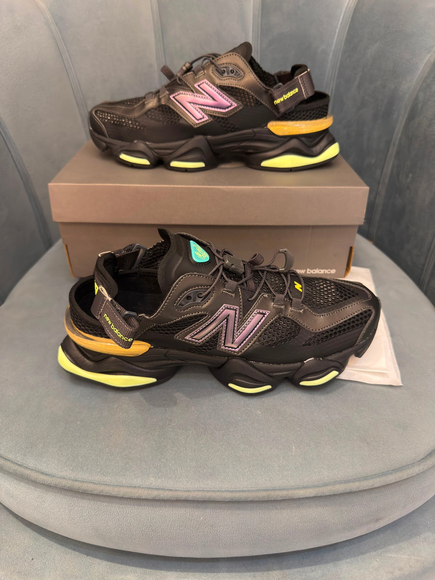 New balance 9060 summer black neon