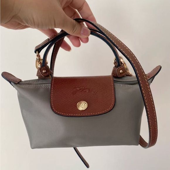 Long champ le pilage mini crossbody bag