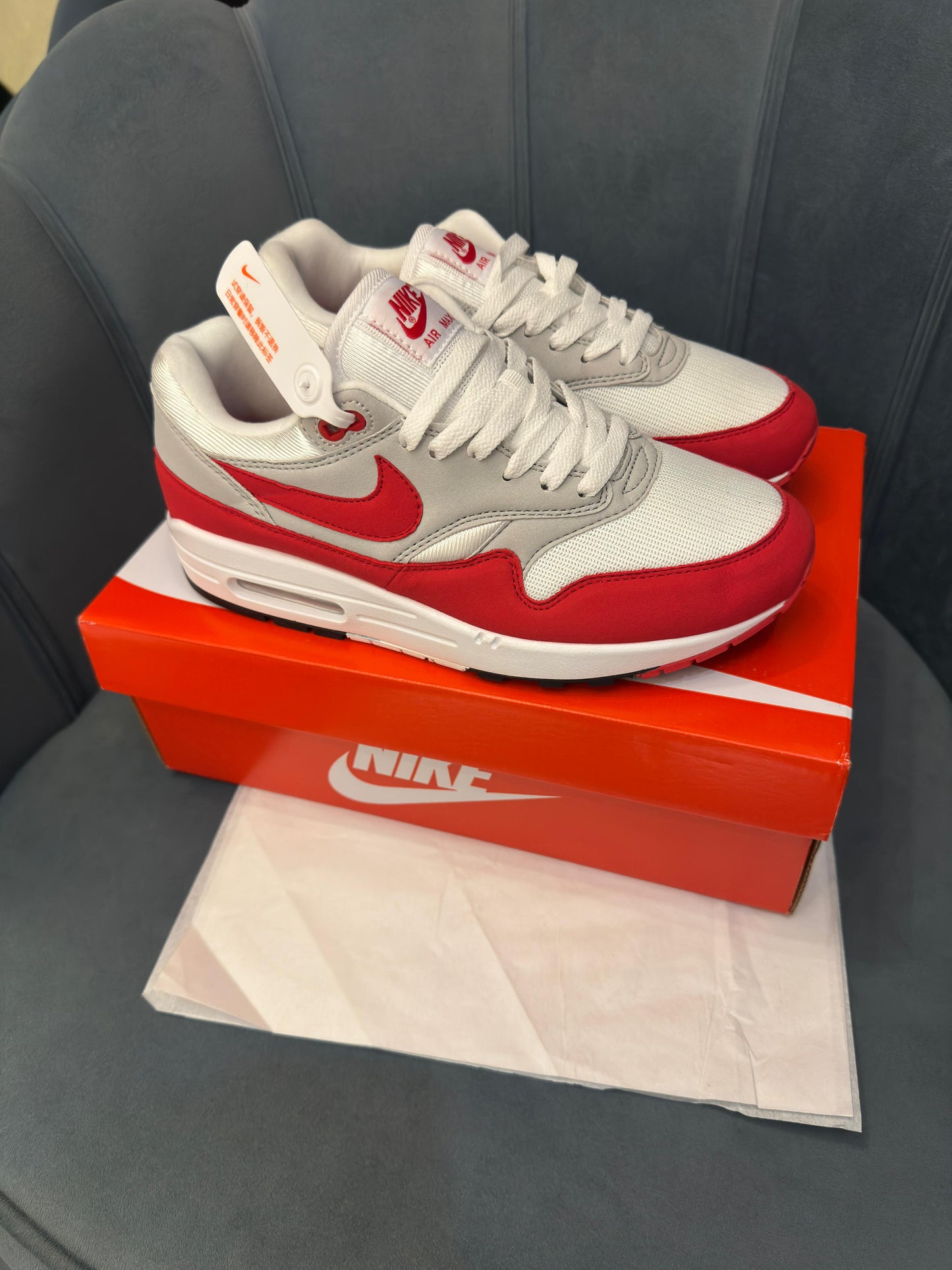 Nike airmax 1 86 big bubble royal red