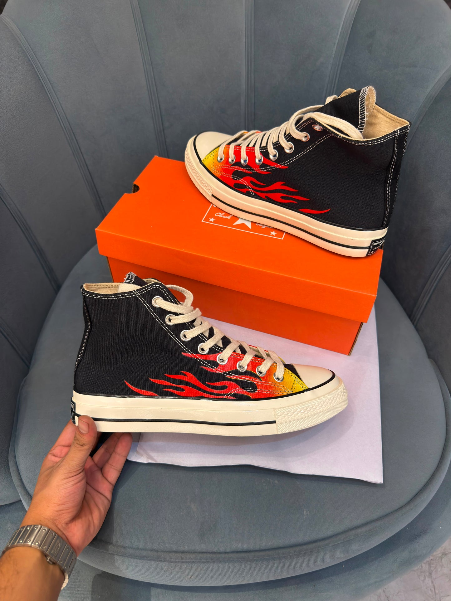 Converse chuck 70 mid flame fire