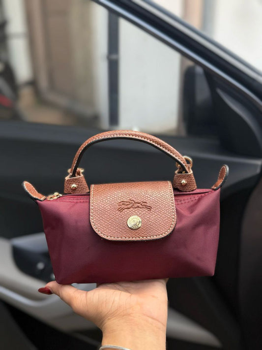 Long champ le pilage mini crossbody bag
