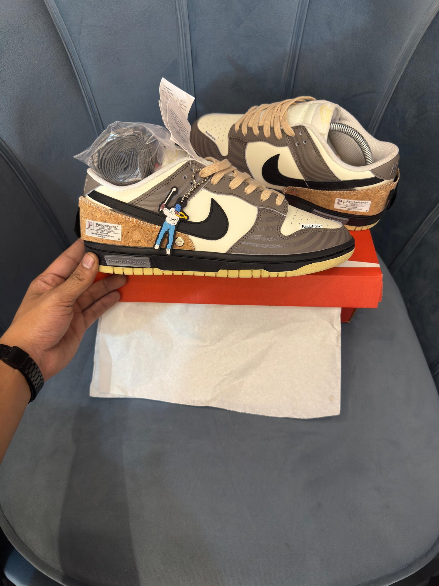 Nike sb dunk pandaprank cacao