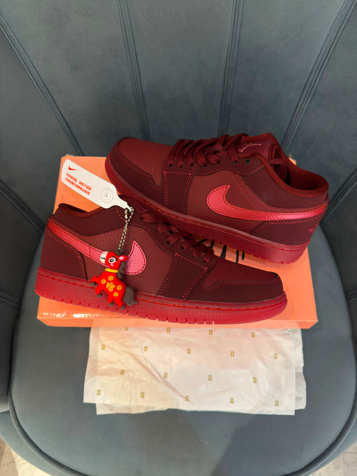 Nike air jordans low valentines year of the horse