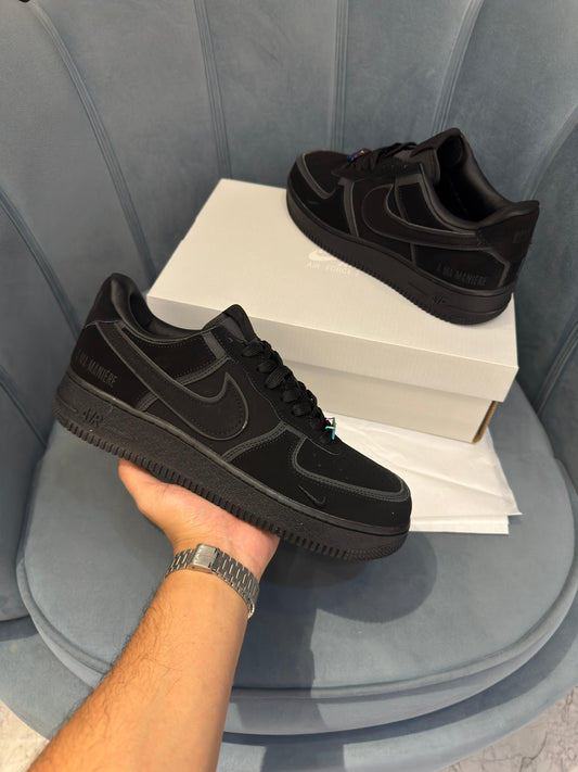 Nike airforce 1 low black ma maniere