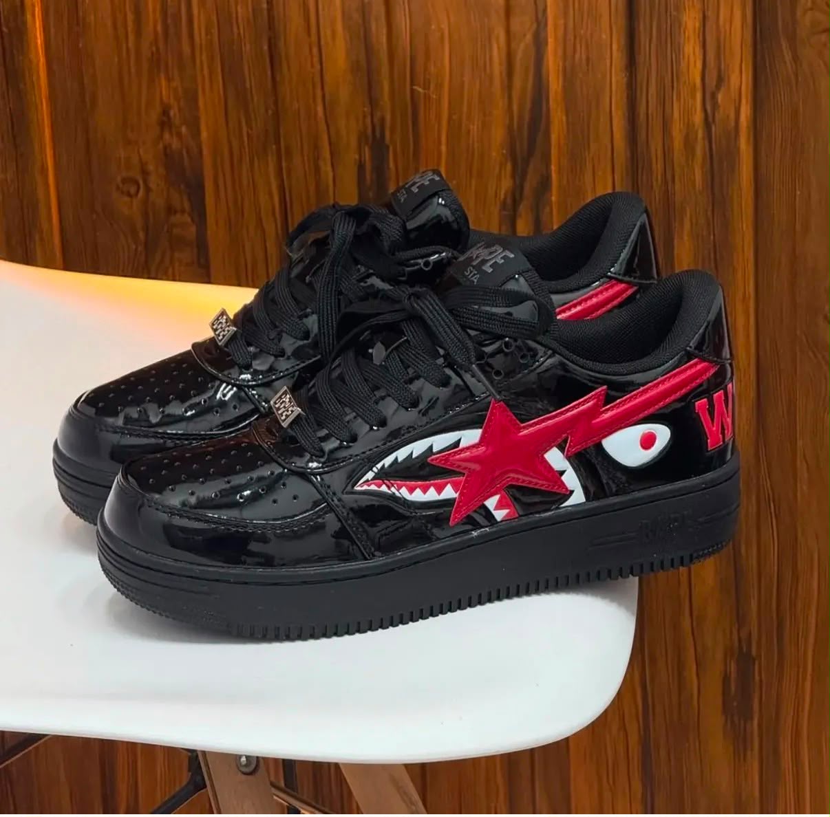 A Bathing ape bape sta os black red