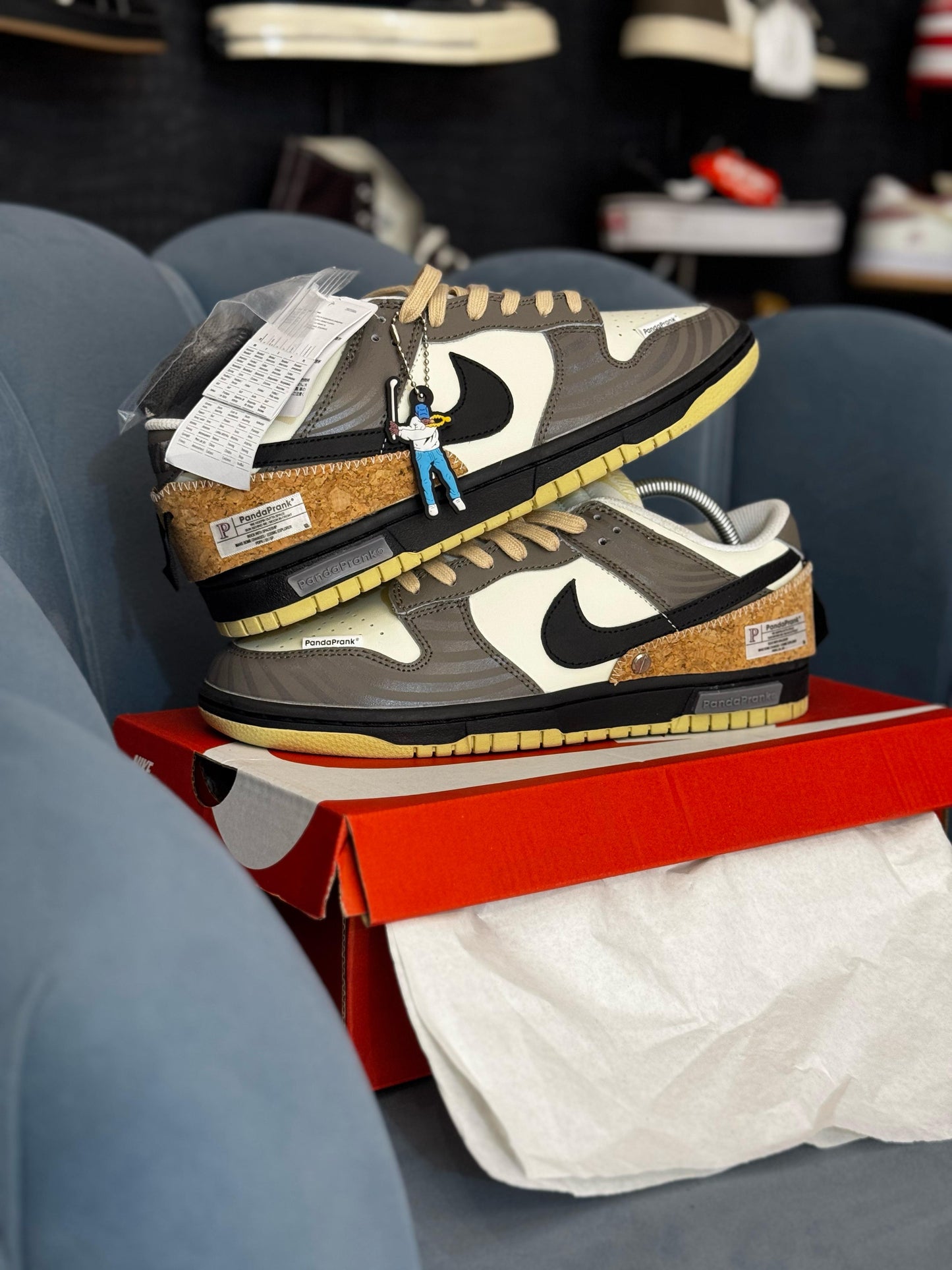 Nike sb dunk pandaprank cacao
