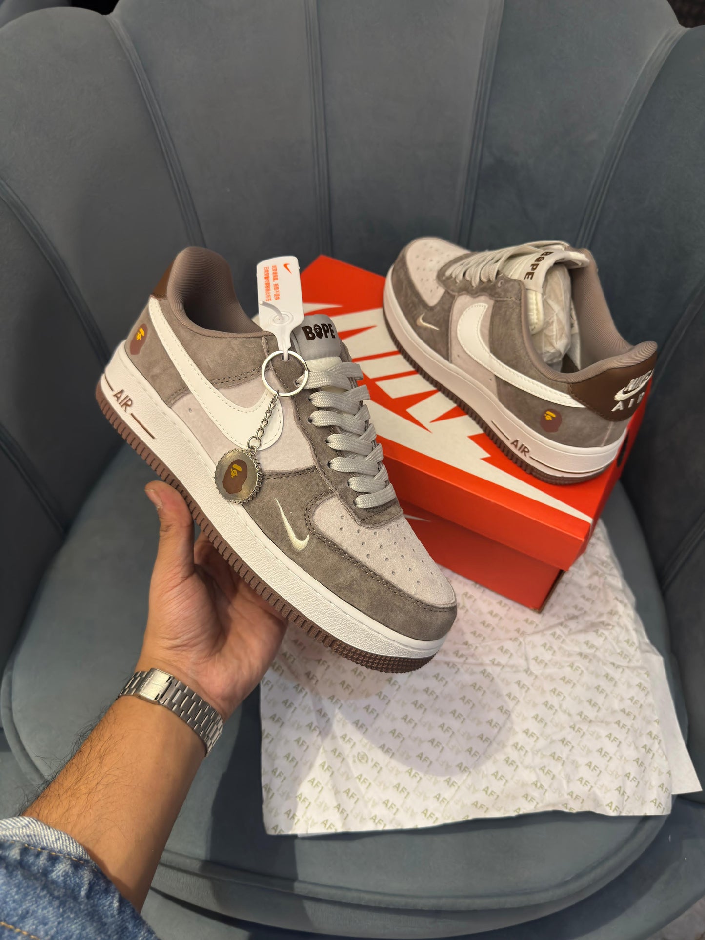 Nike airforce1 x bape