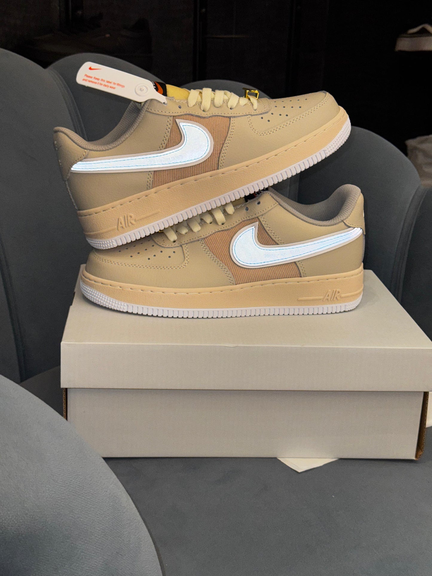 Nike airforce 1 low sand drift beige cream