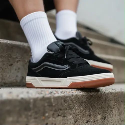 Vans hylane chunky black white