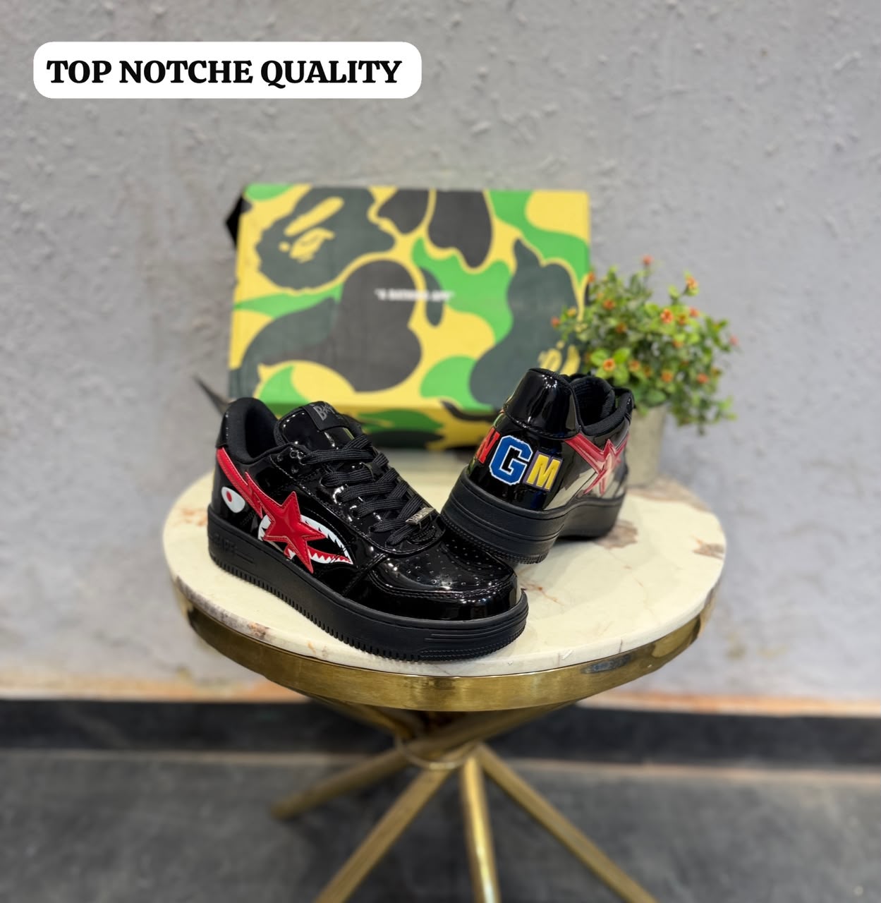 A Bathing ape bape sta os black red