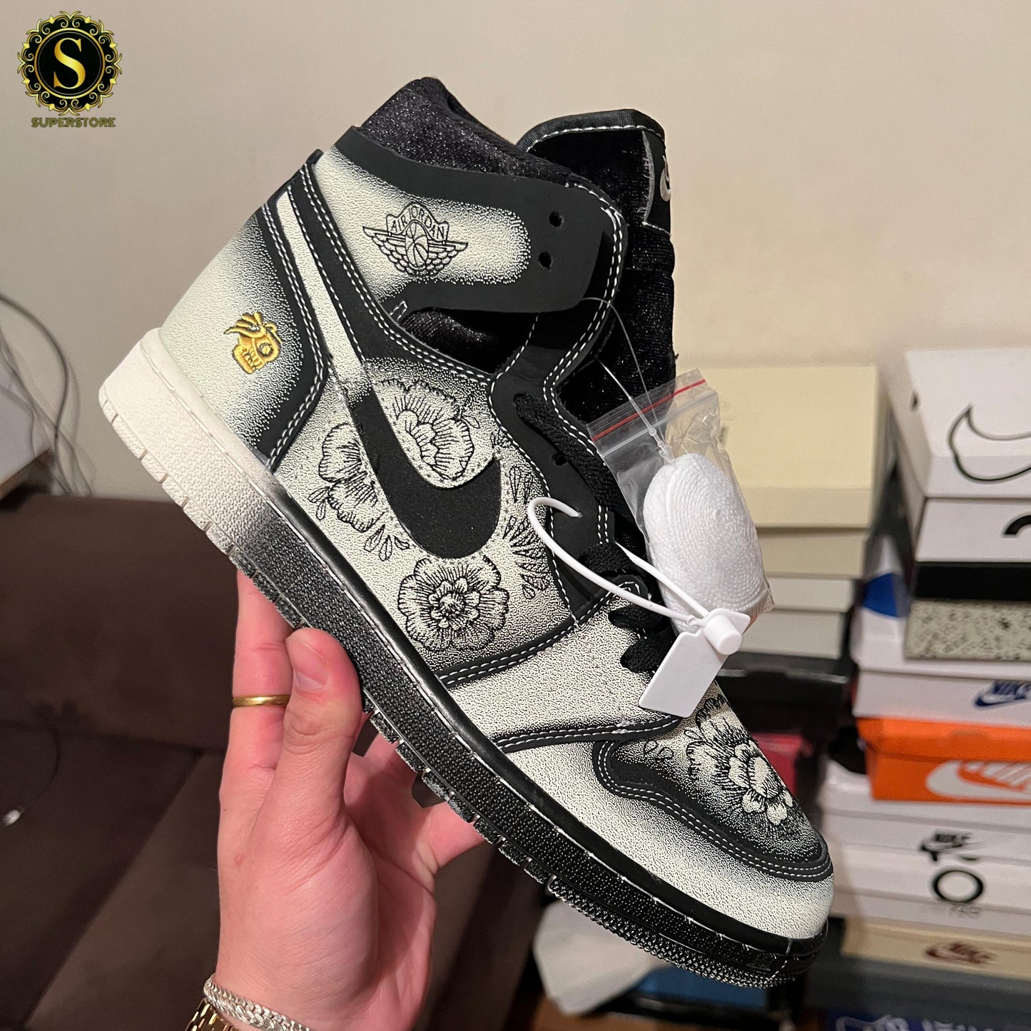 Nike air jordan 1 high zoom comfort 2 dia de muertos