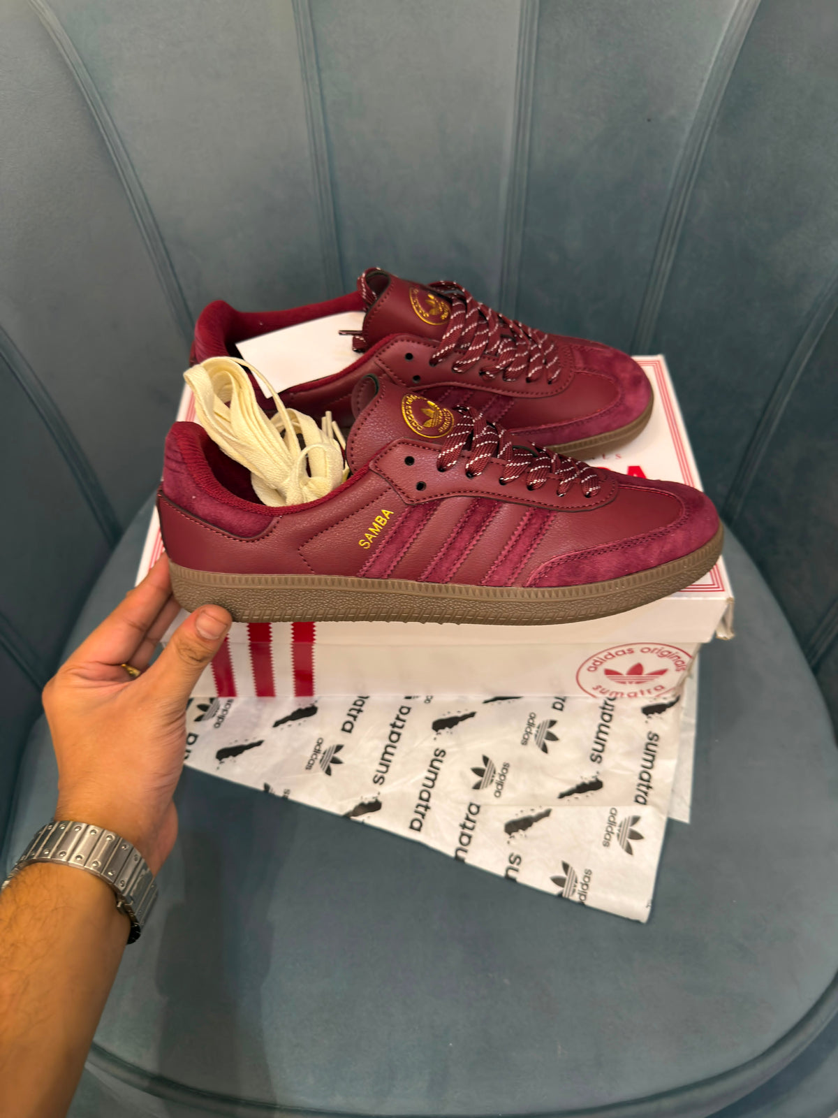 Adidas samba maroon sumatra