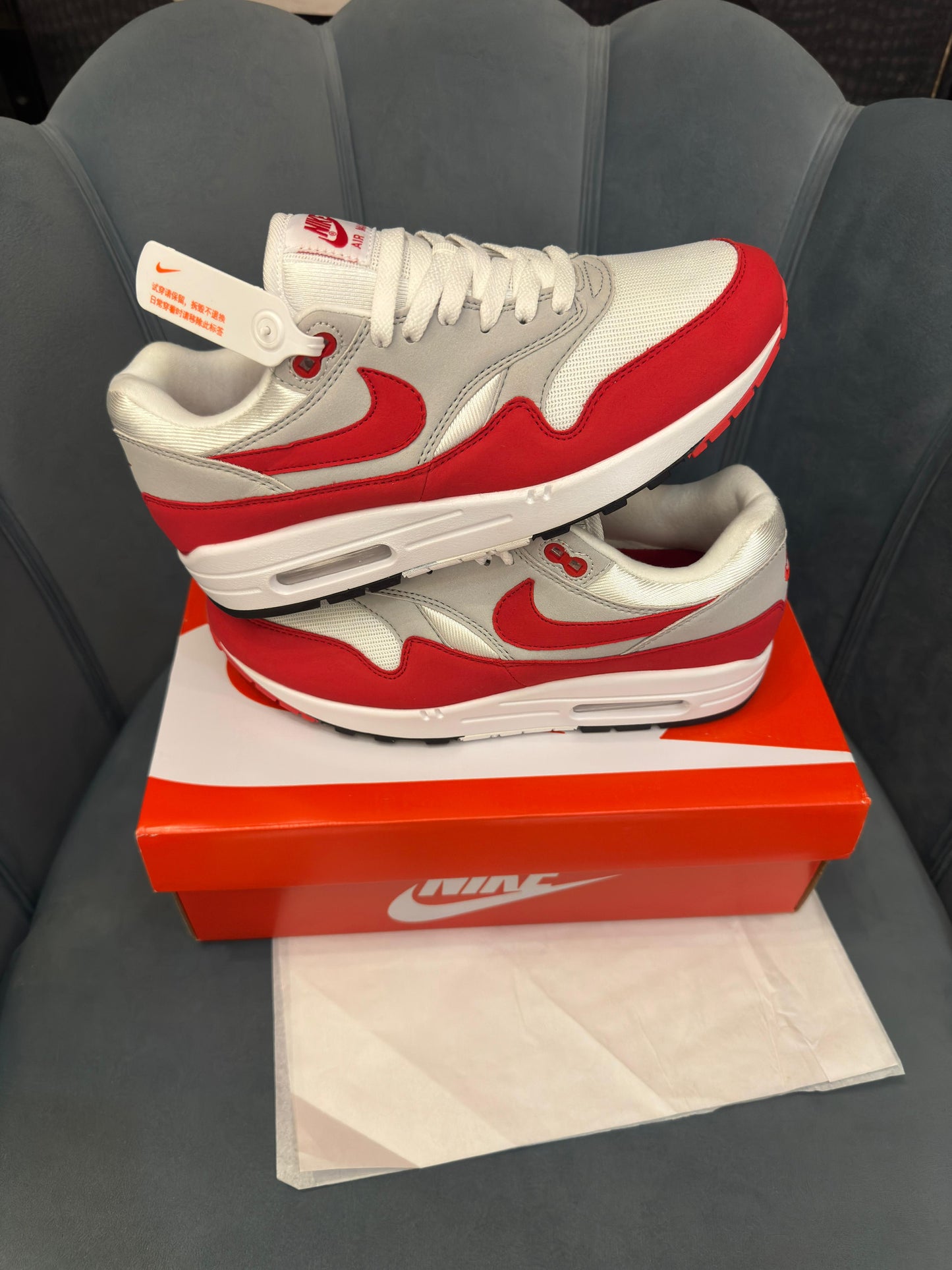 Nike airmax 1 86 big bubble royal red