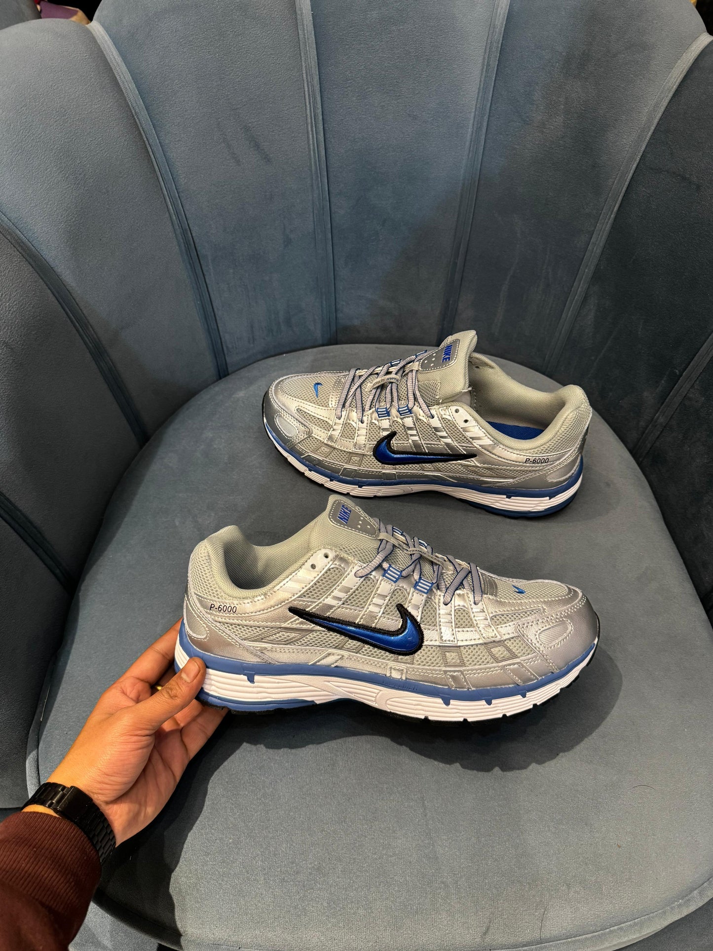 Nike P-6000 trainer laser blue