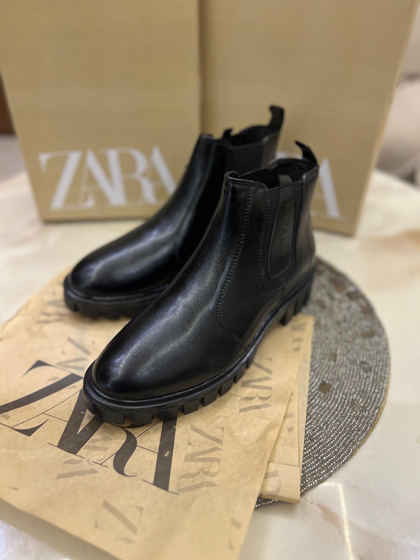 Zara chelsea boots