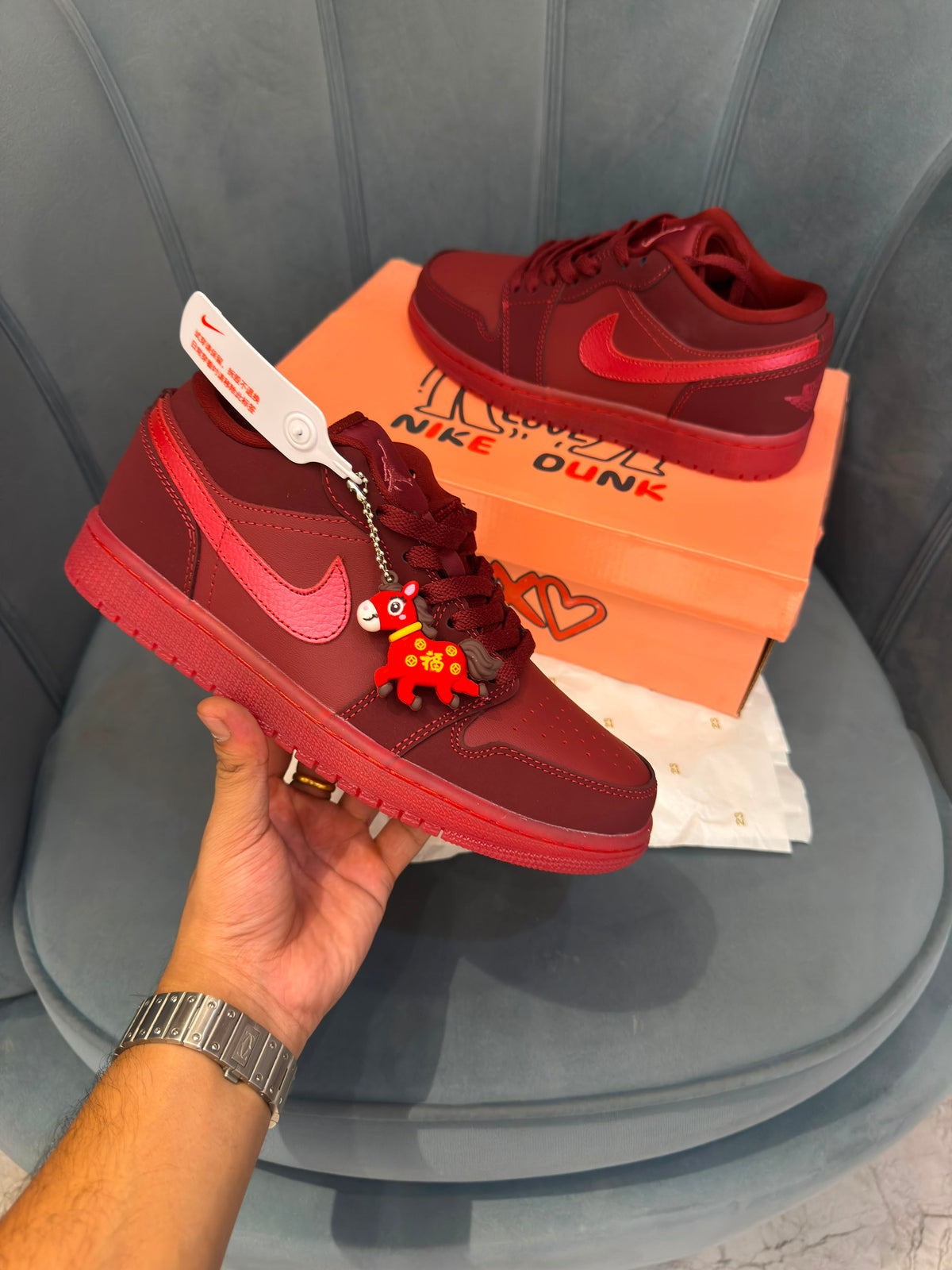 Nike air jordans low valentines year of the horse
