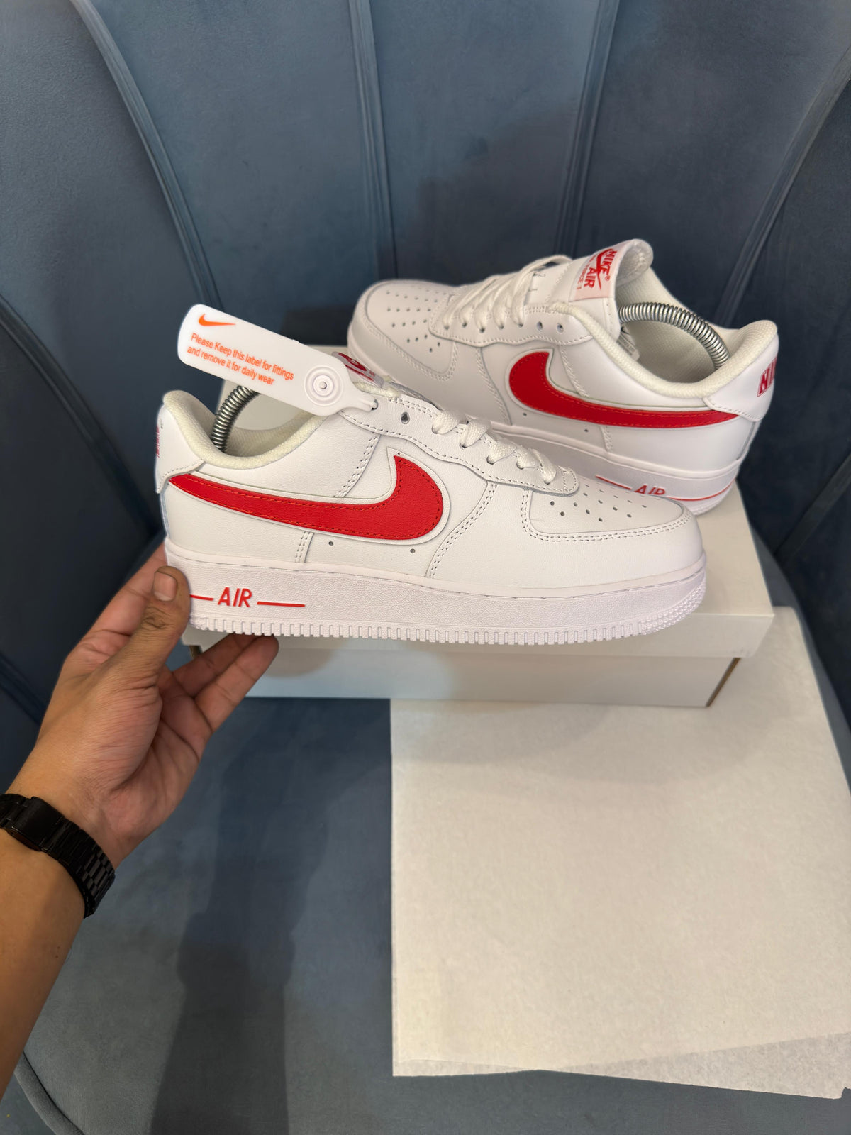 Nike airforce 1 gym red
