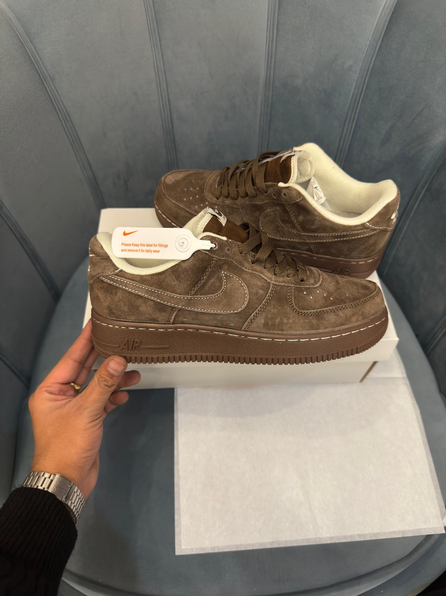 Nike airforce 1 cacao wow