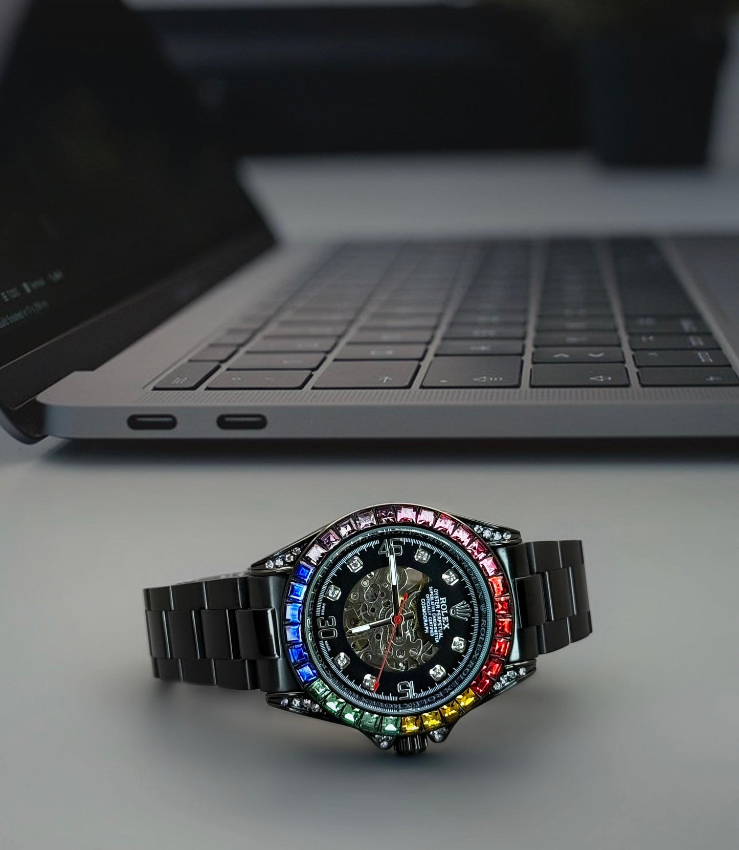 Rolex full automatic rainbow