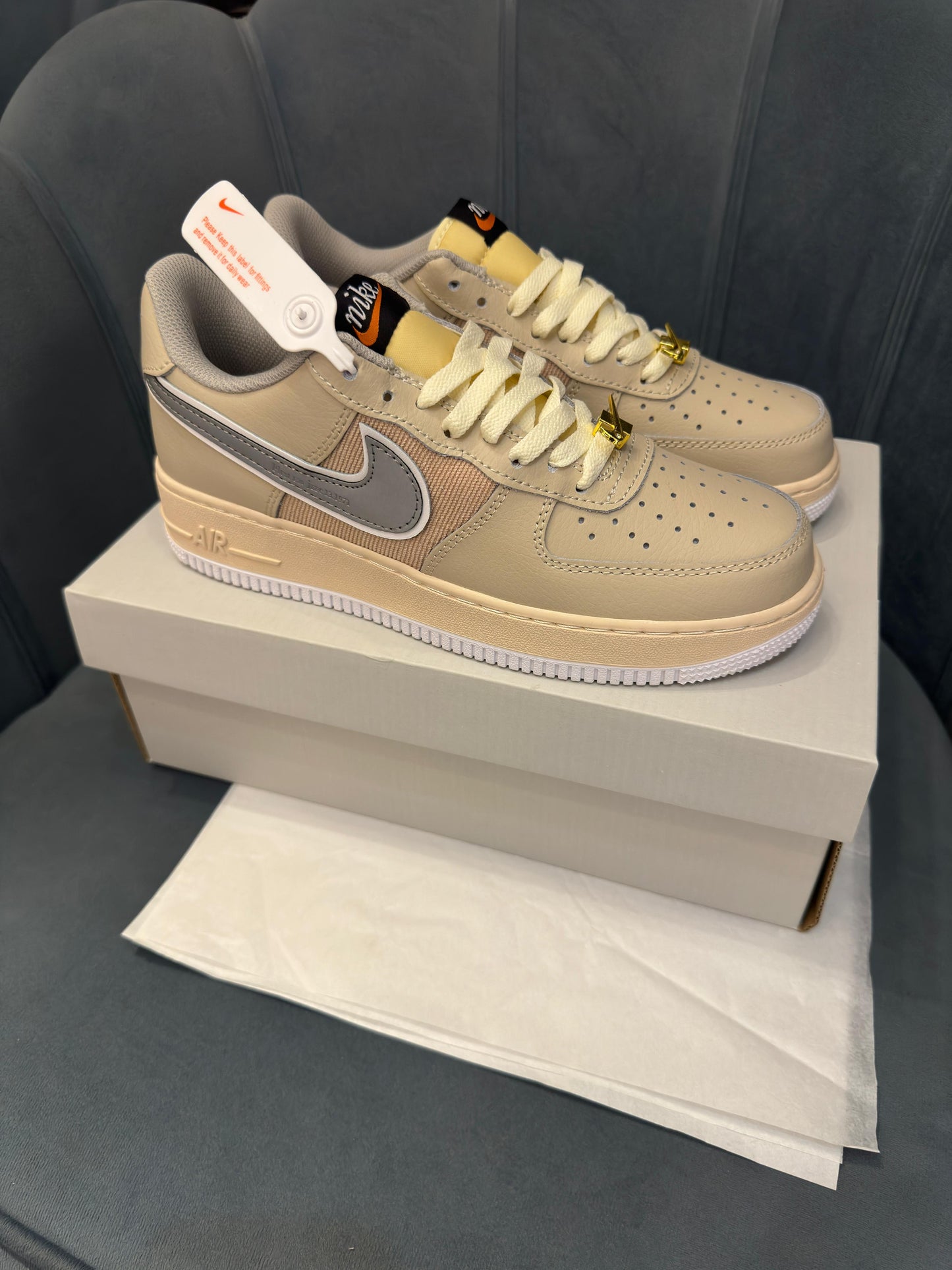 Nike airforce 1 low sand drift beige cream