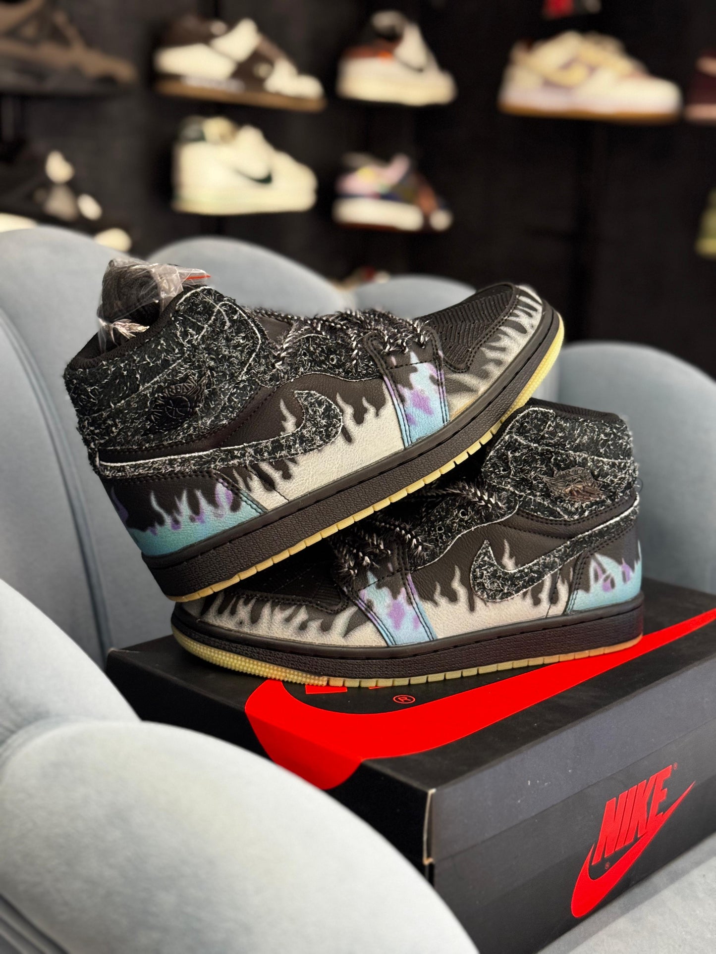Nike air Jordan 1s High Halloween black cat