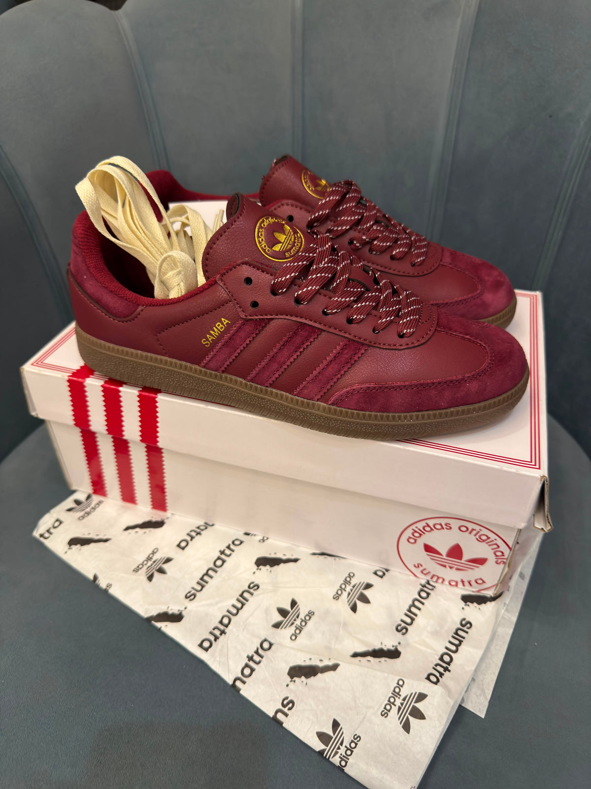 Adidas samba maroon sumatra