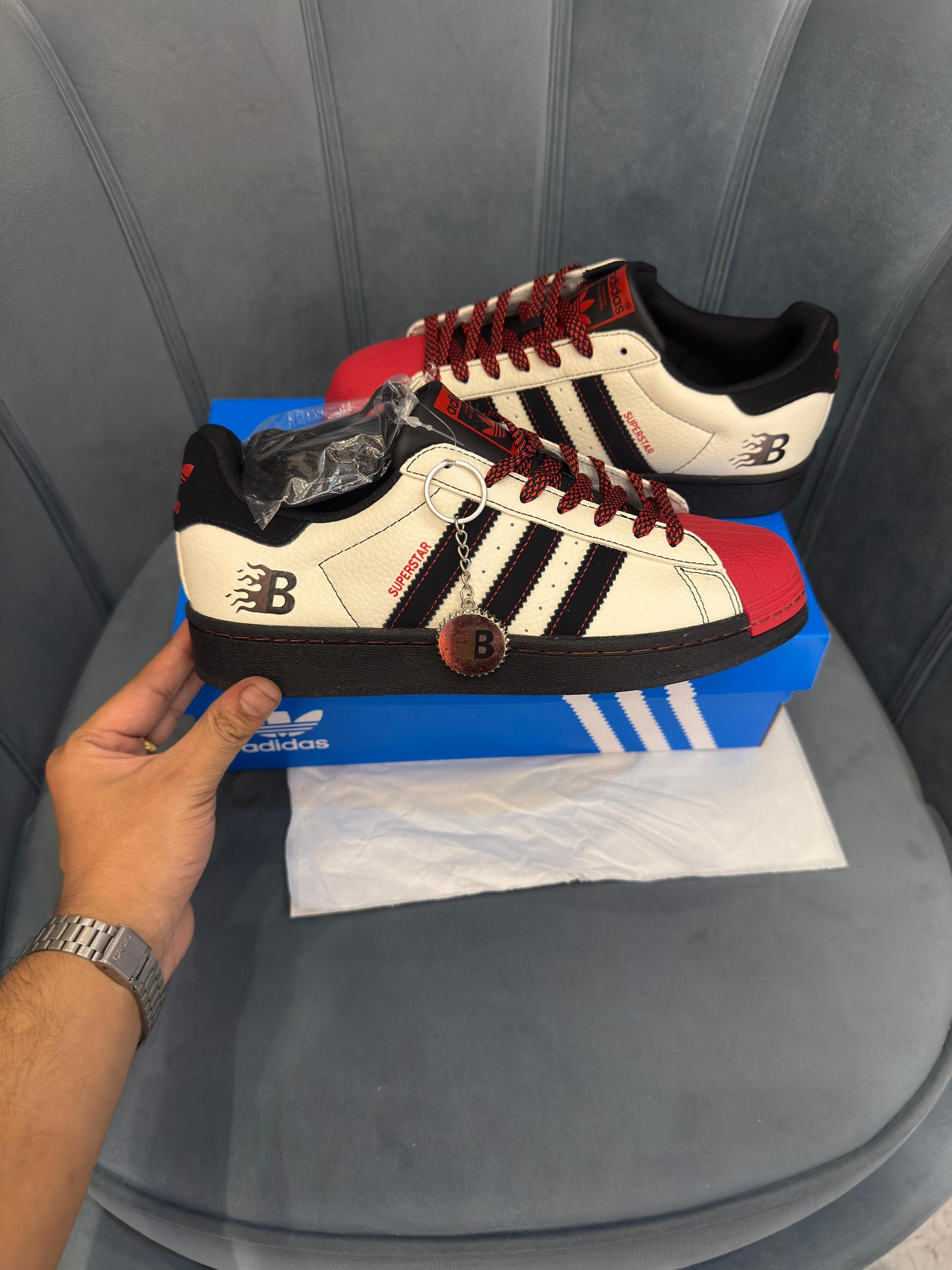 Adidas originals superstar x balmain