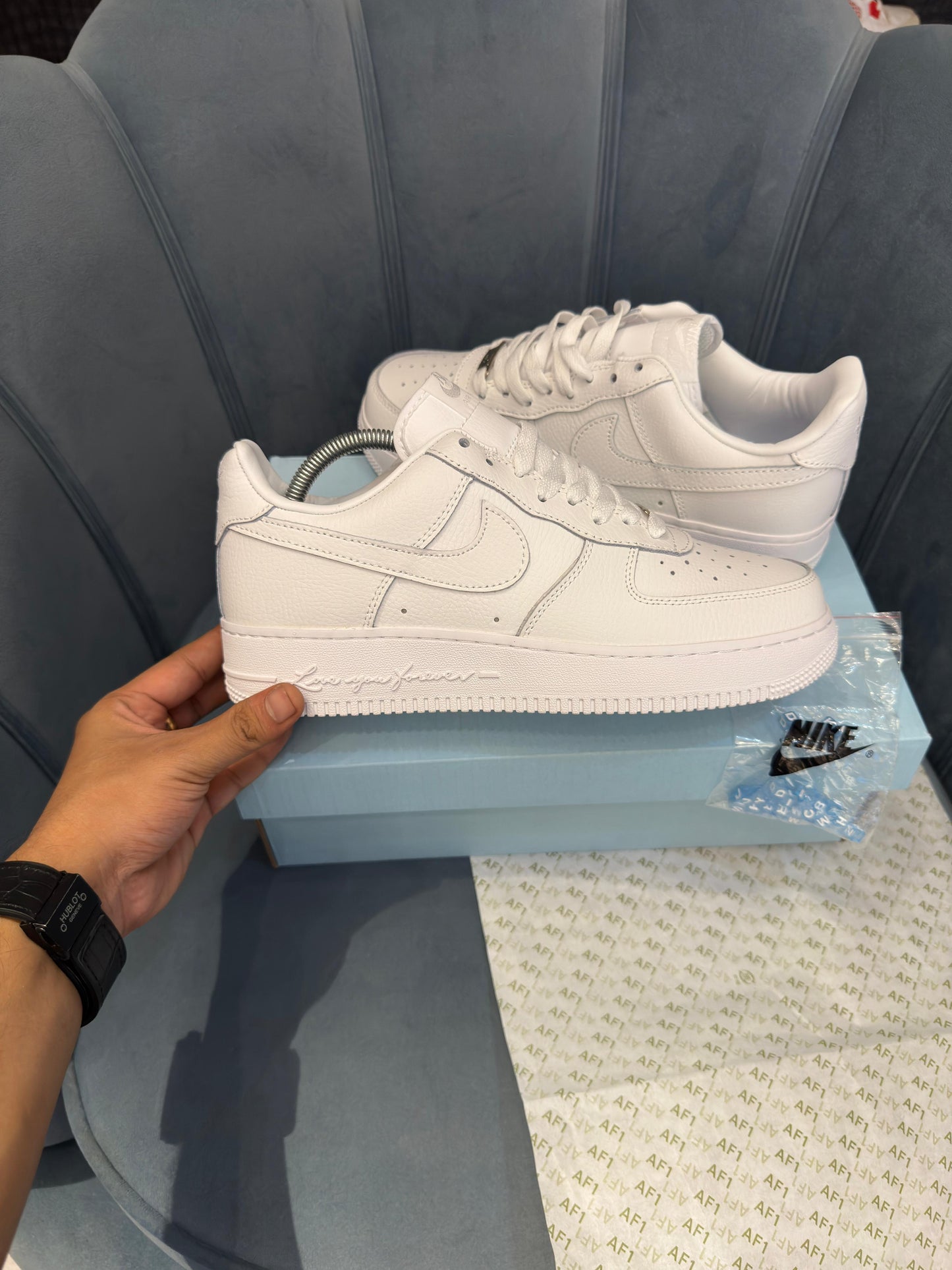 Nike airforce 1s love you forever