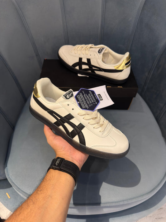 Onitsuka tiger tokuten white black gold
