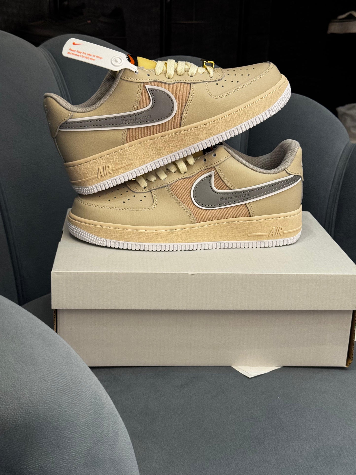 Nike airforce 1 low sand drift beige cream
