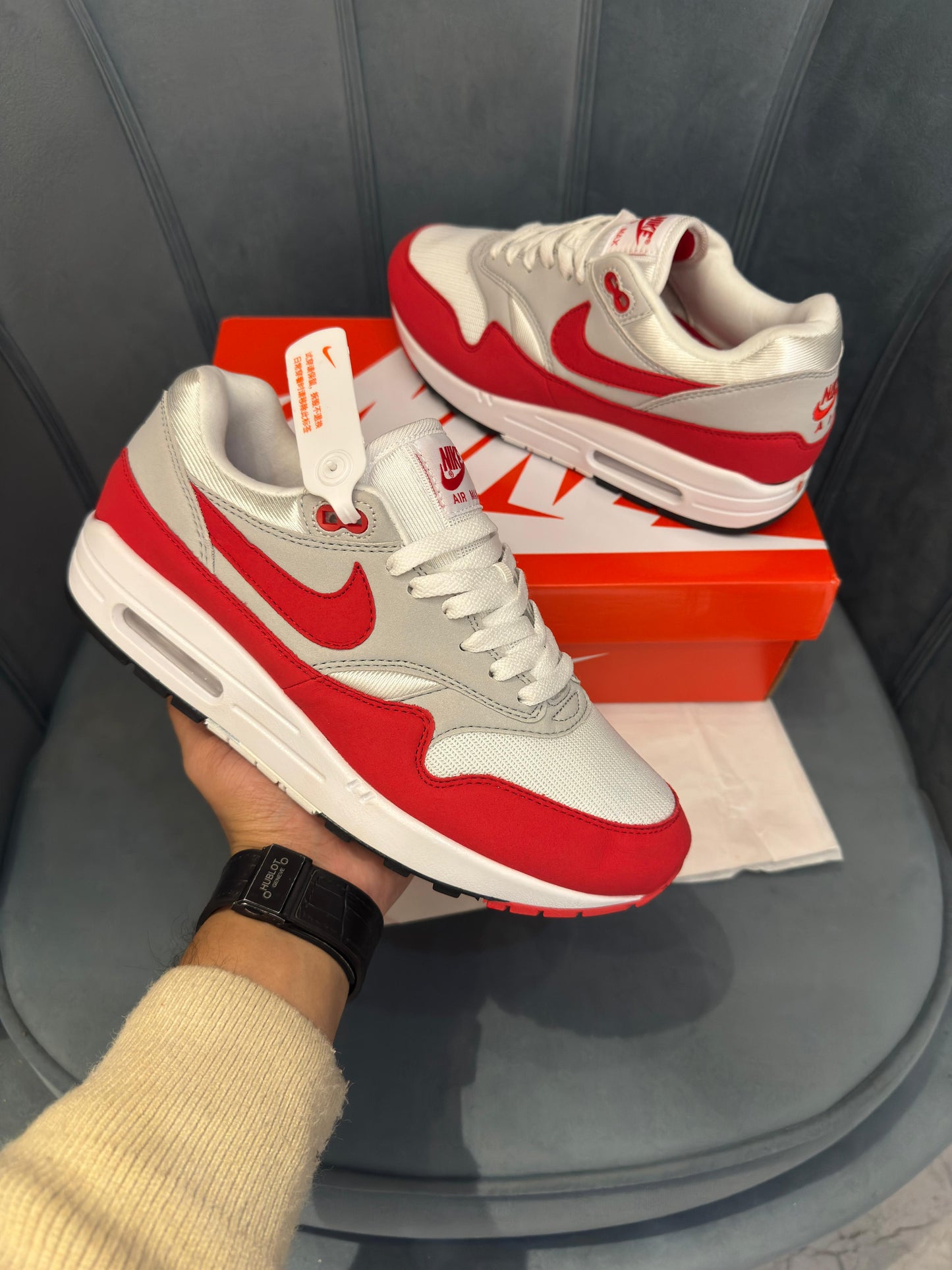 Nike airmax 1 86 big bubble royal red