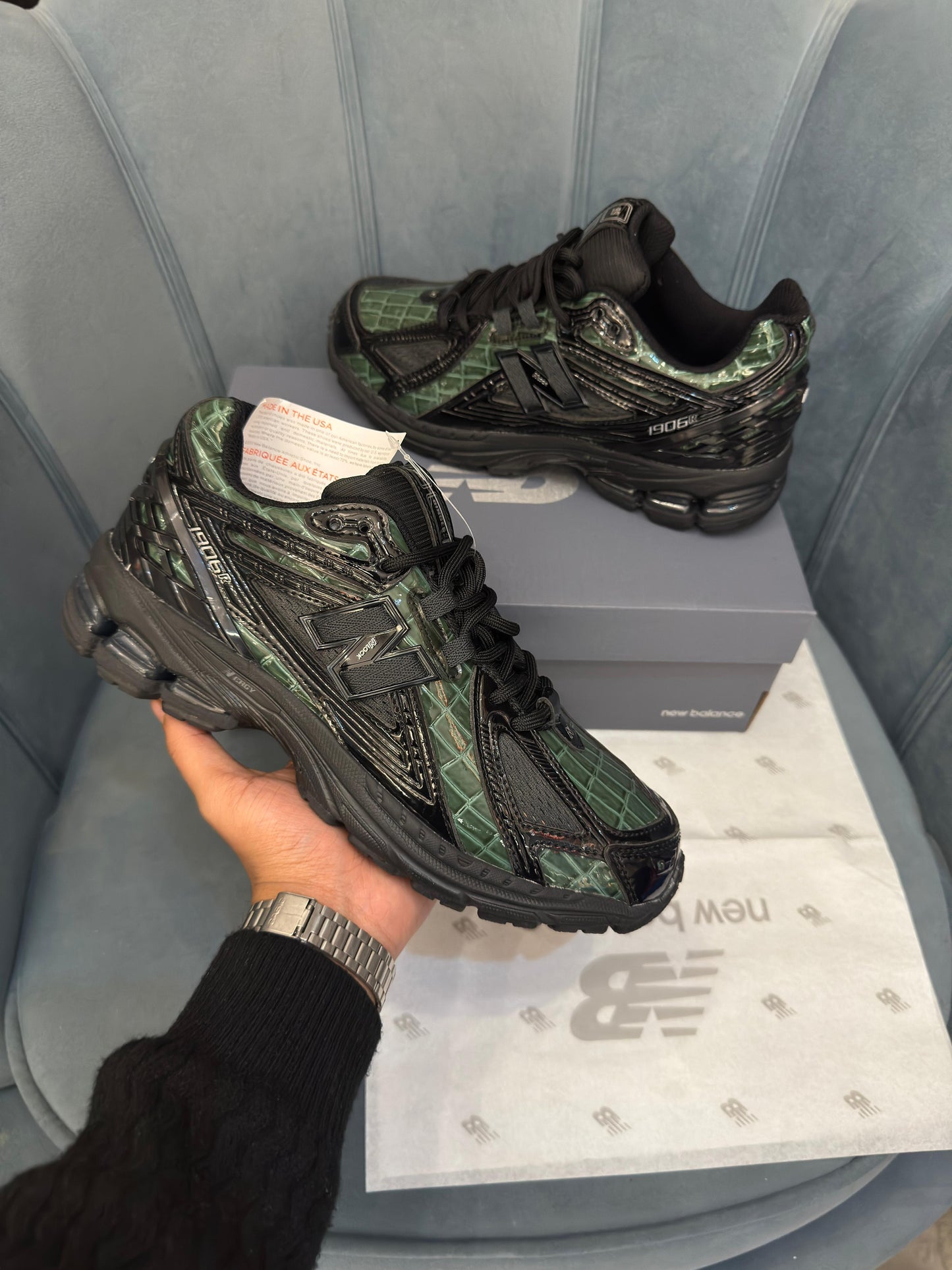 New balance 1906 ginger green black