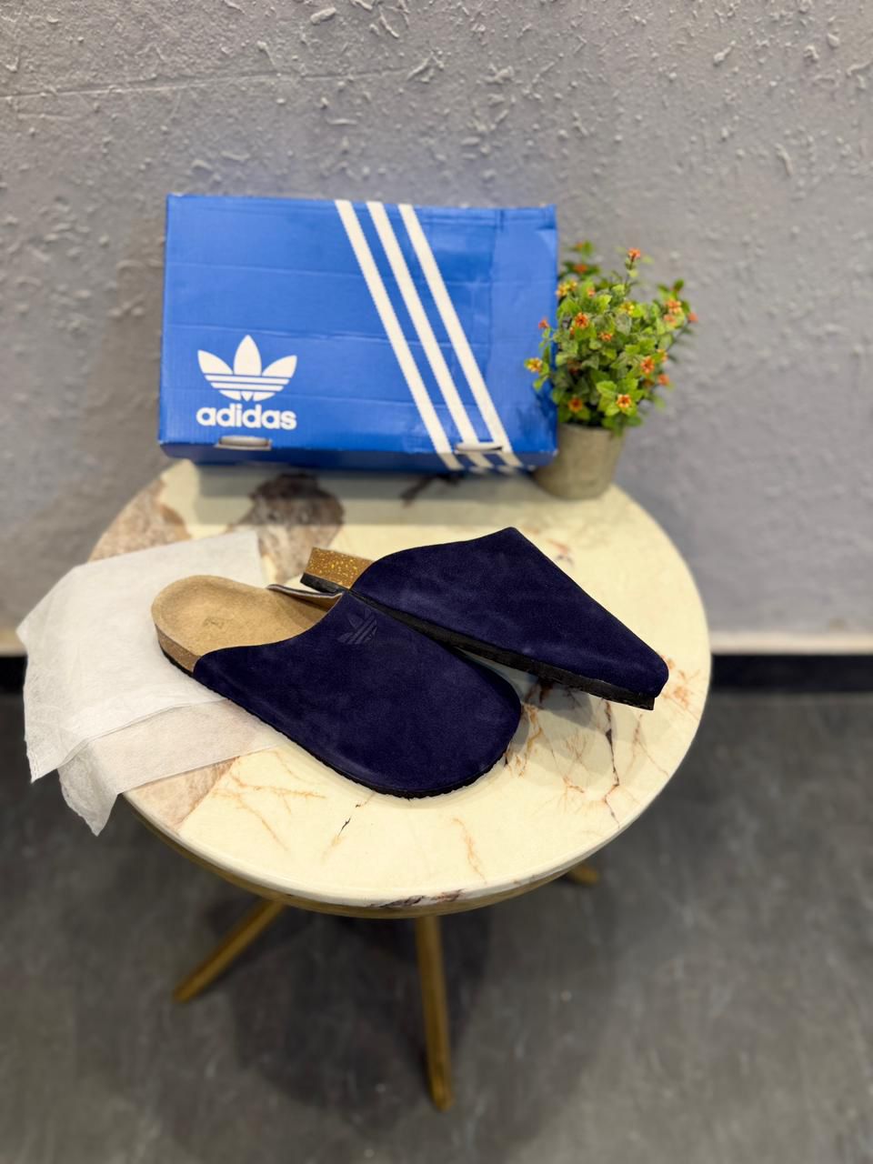 Adidas alexander wang leather mules