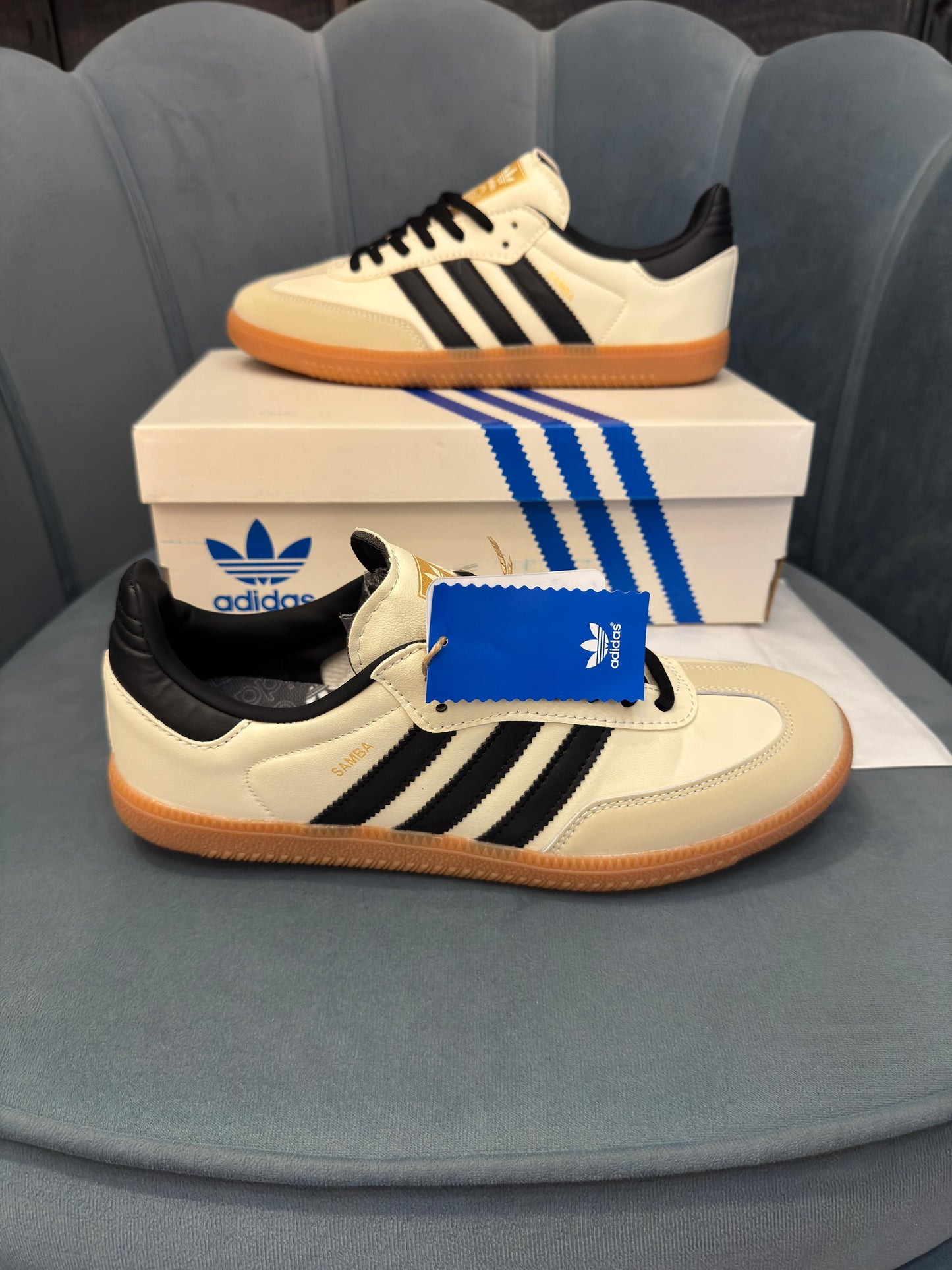 Adidas samba og cream white sand strata