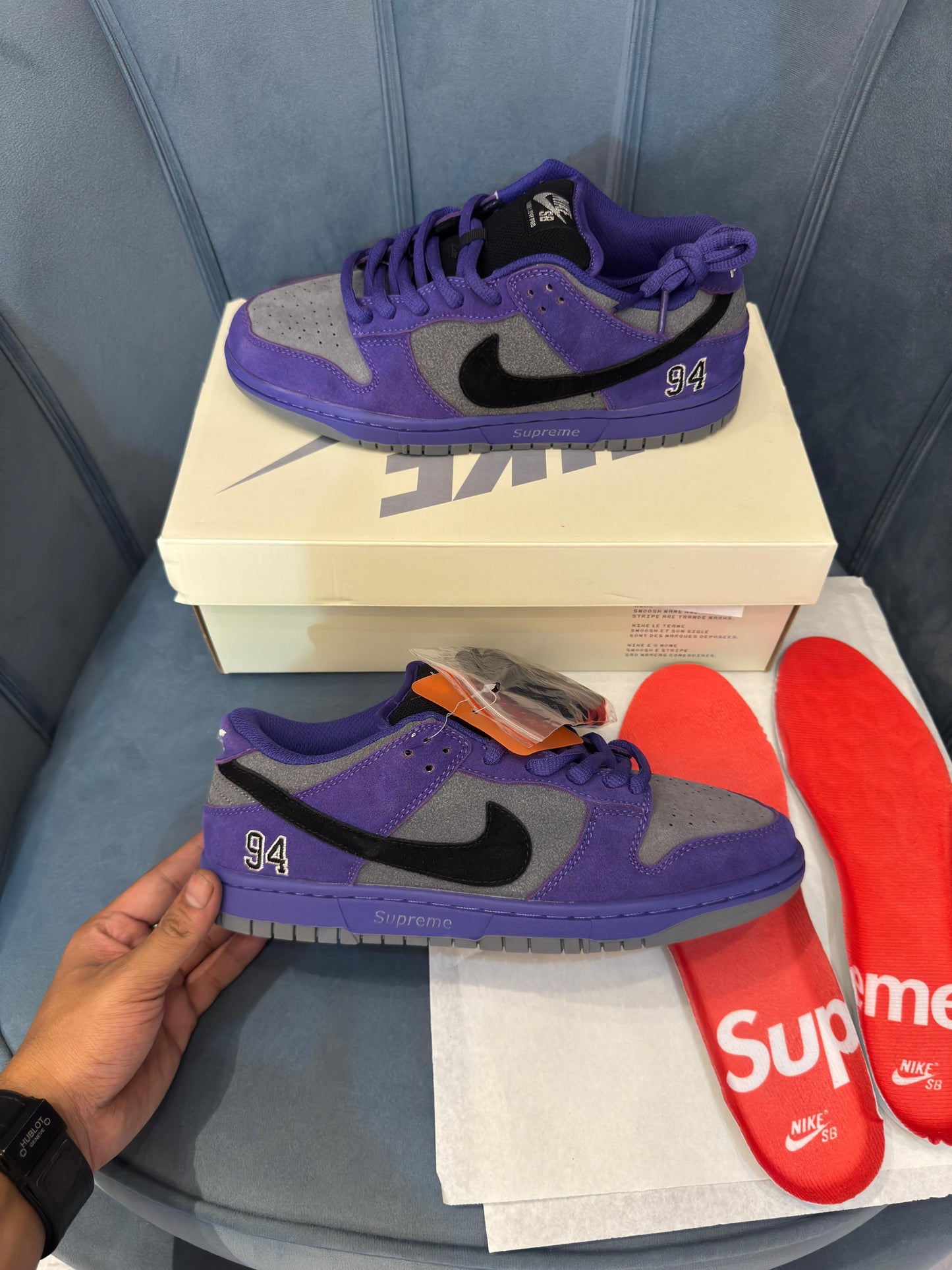 Nike sb dunk supreme 94 ink black