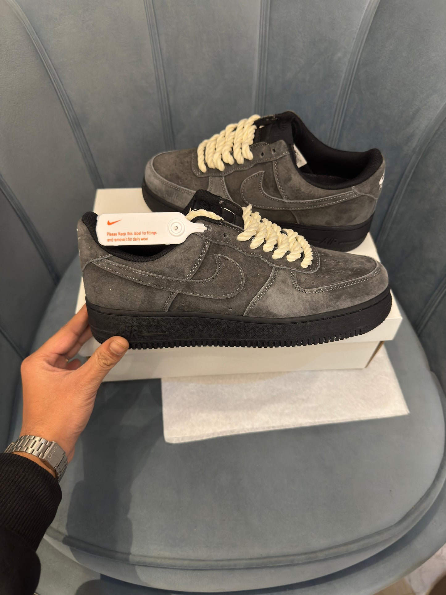Nike airforce charcoal grey bigbang