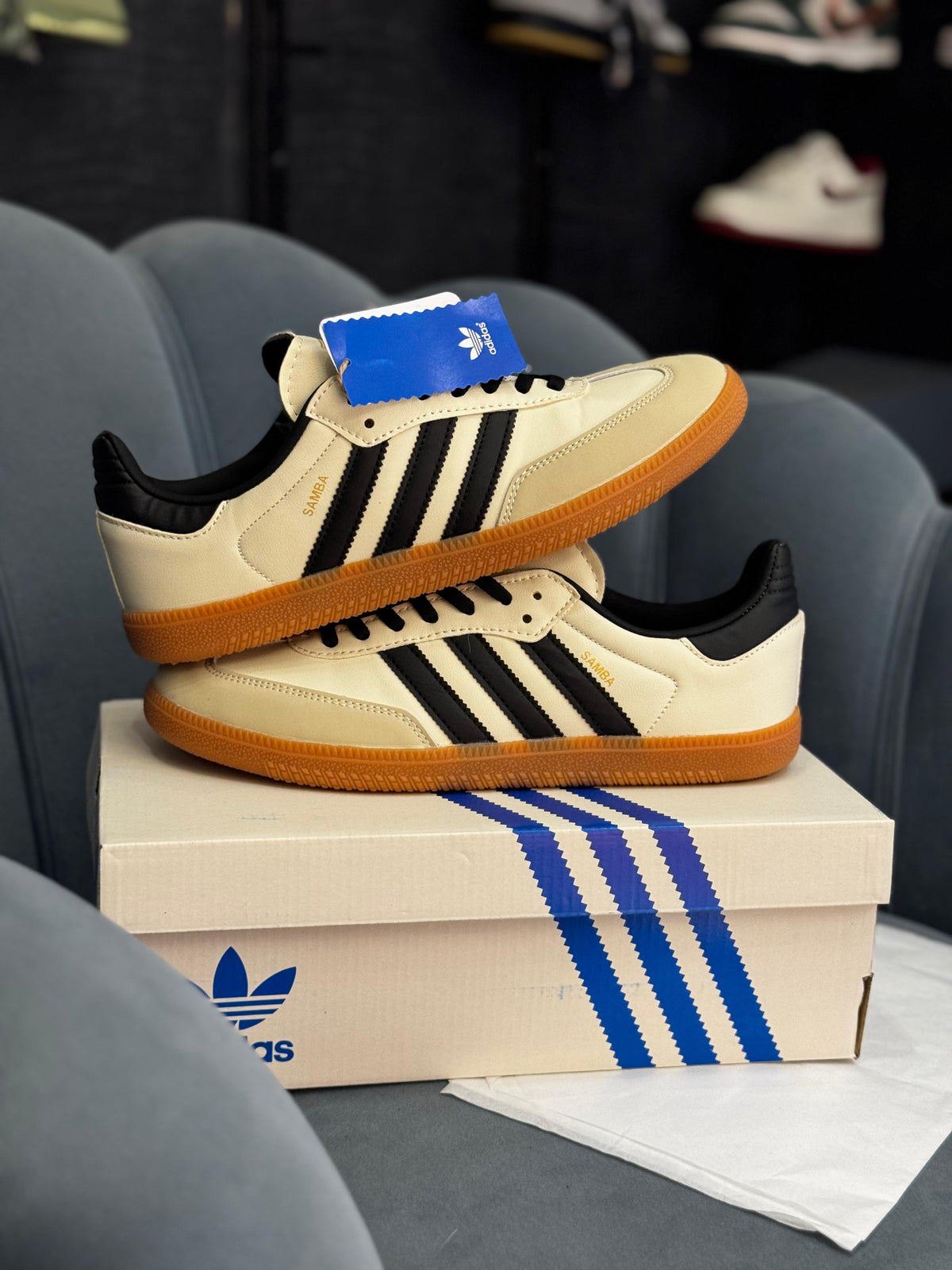 Adidas samba og cream white sand strata