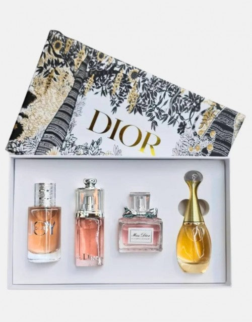 Dior perfume gift set pack of 4 x 30 ml