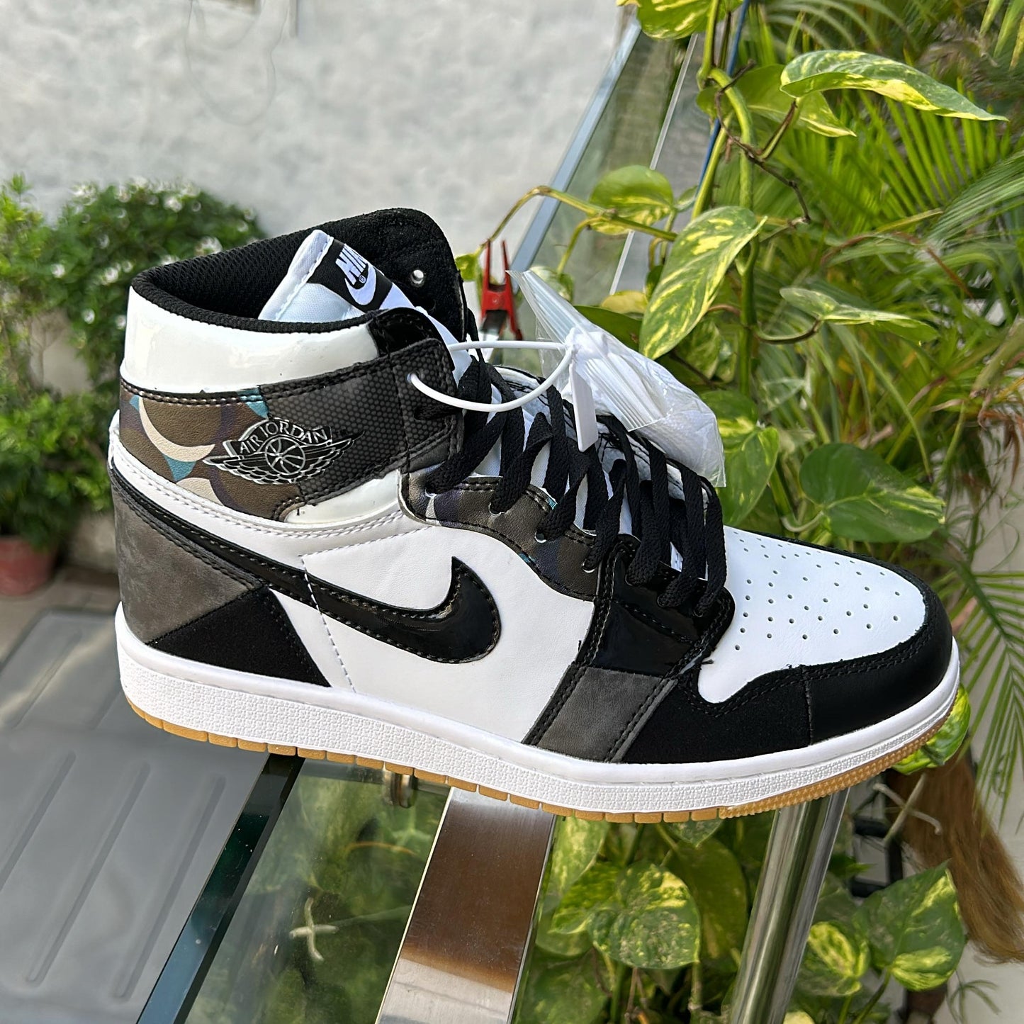 Nike air Jordan 1 spider-man new srs sole glow (black)