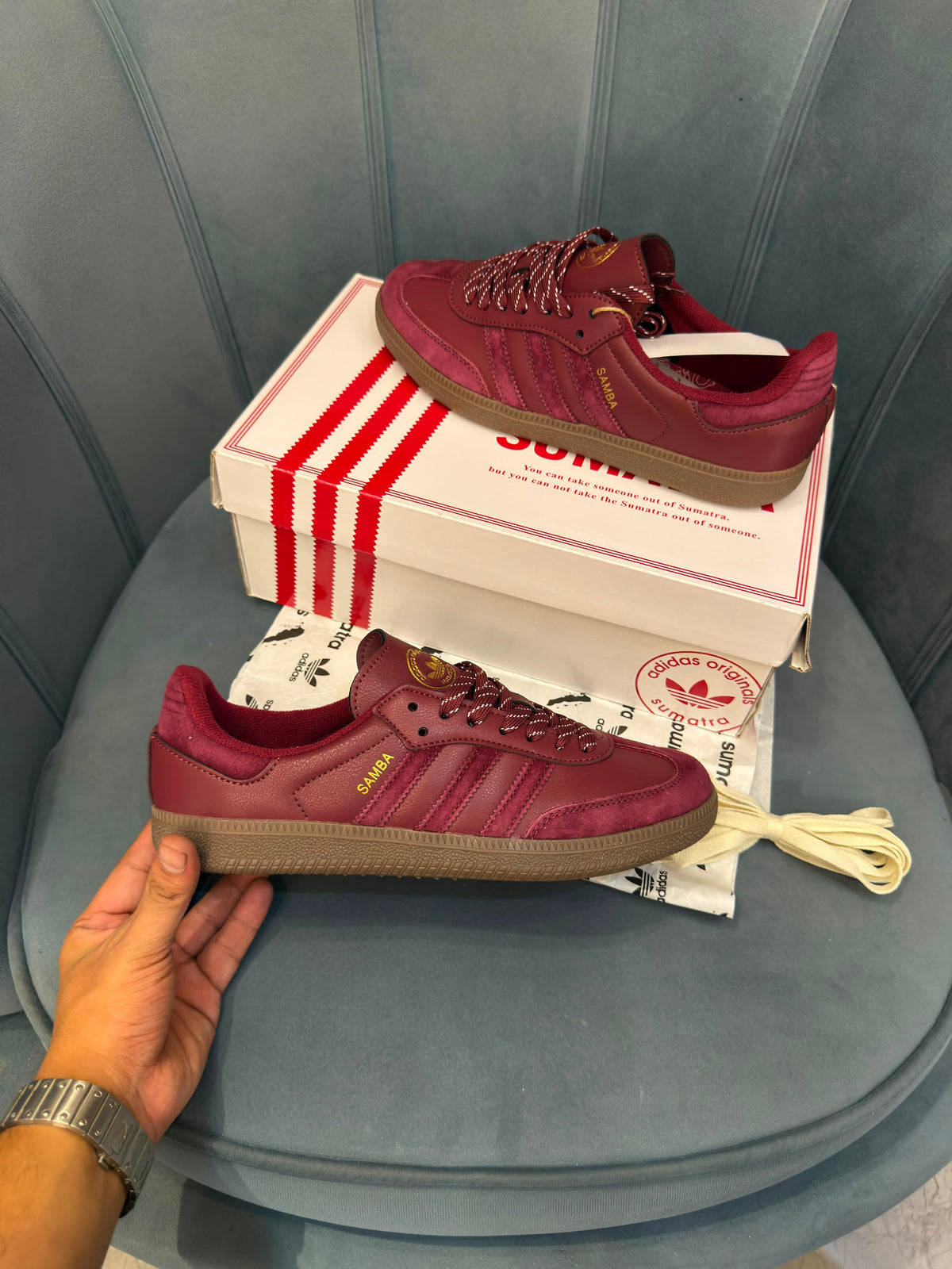 Adidas samba maroon sumatra