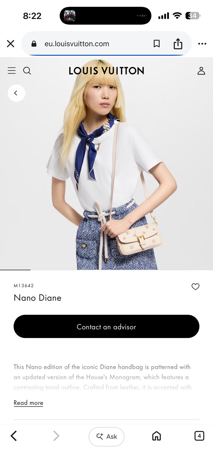 Louis vuitton diane