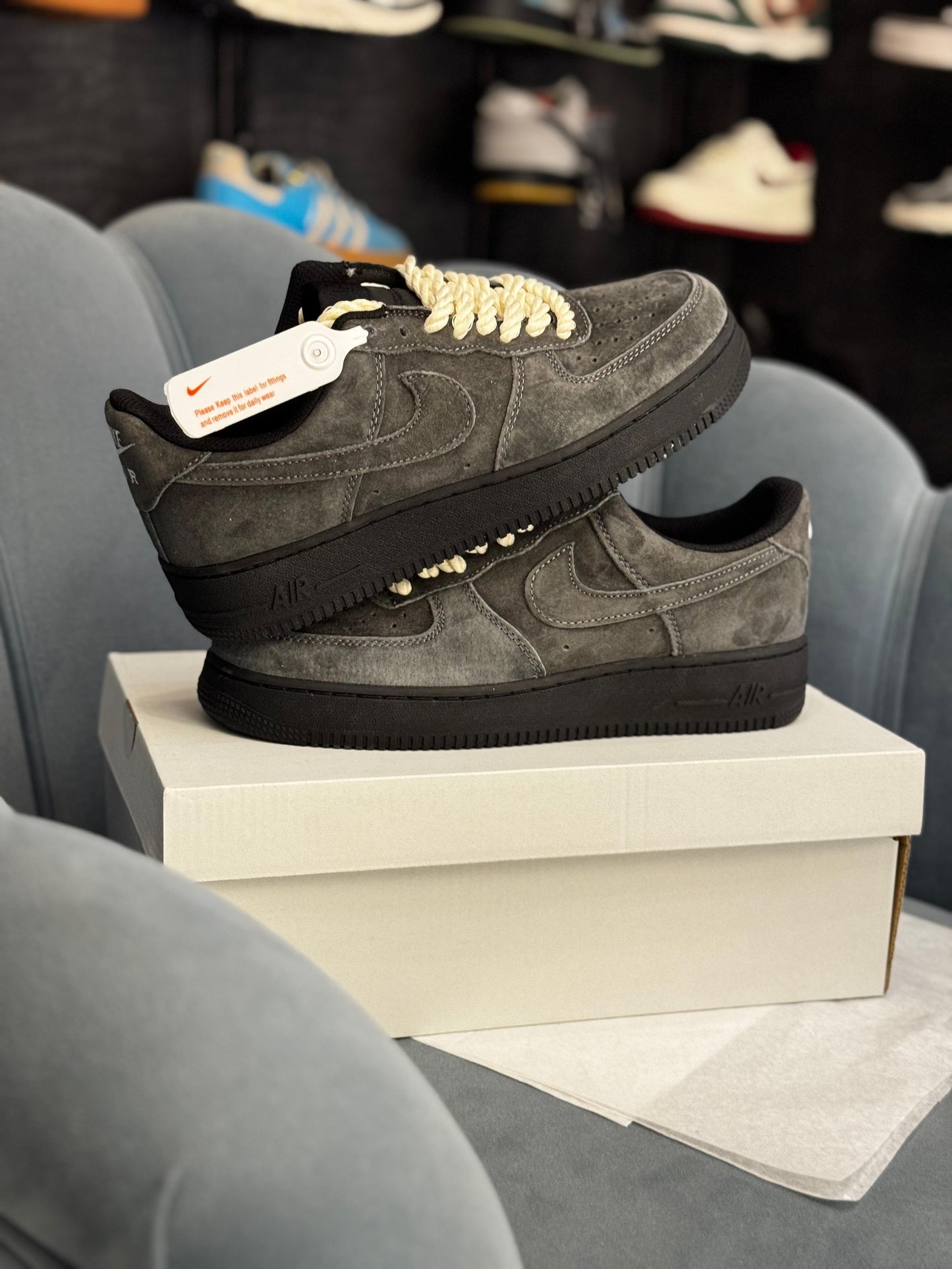 Nike airforce charcoal grey bigbang