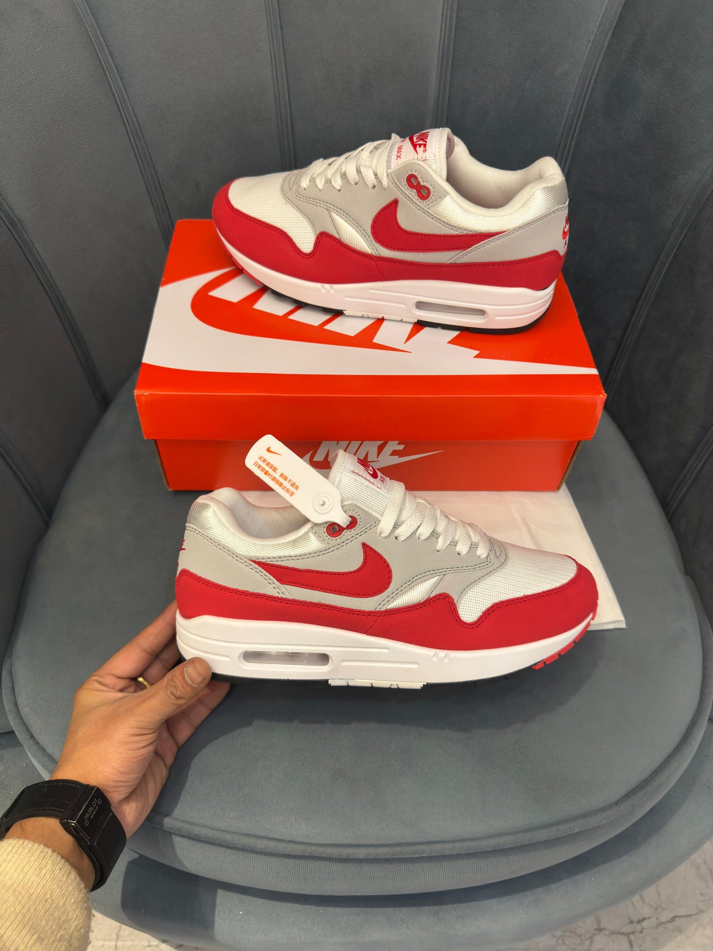 Nike airmax 1 86 big bubble royal red