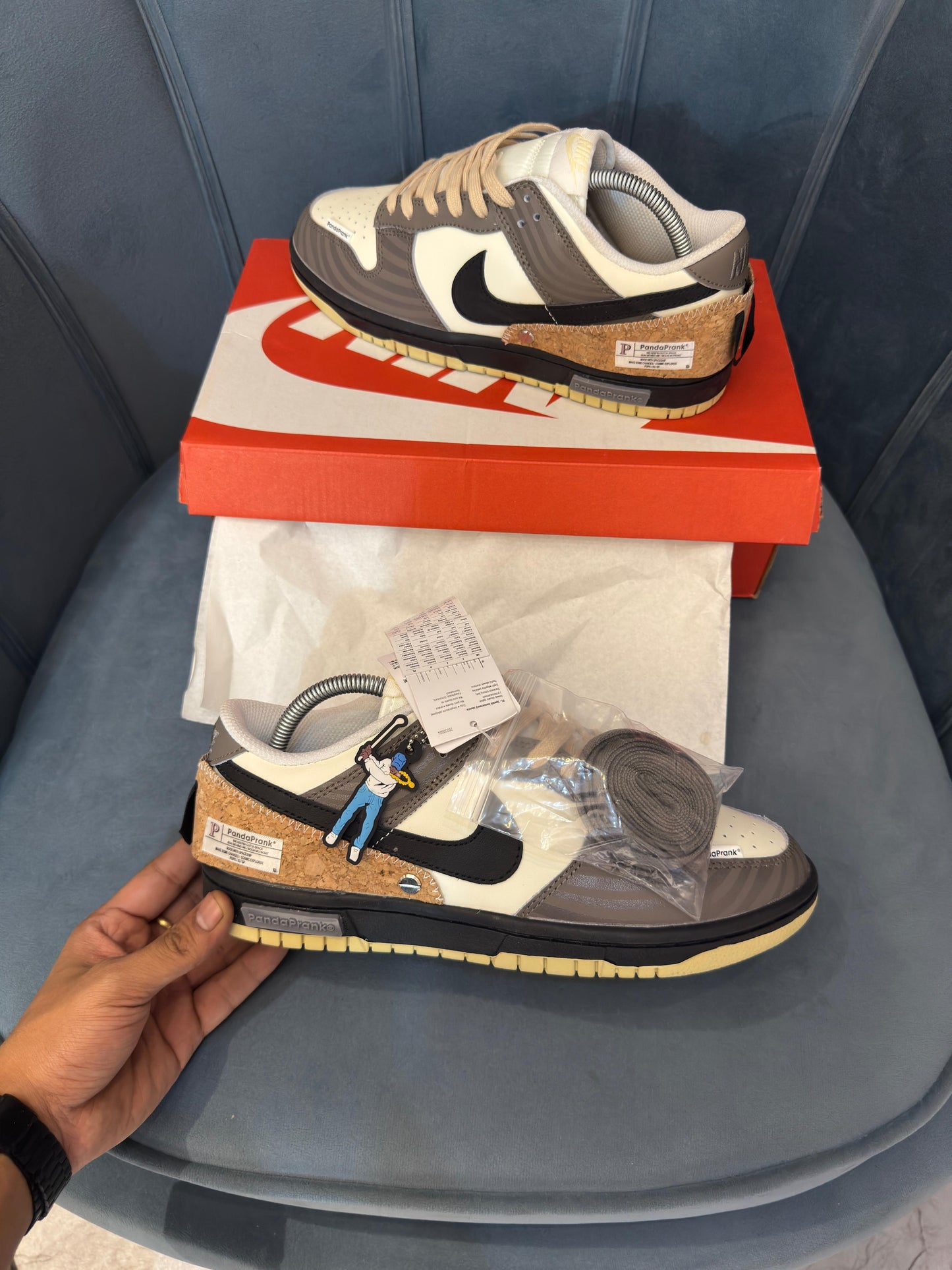 Nike sb dunk pandaprank cacao