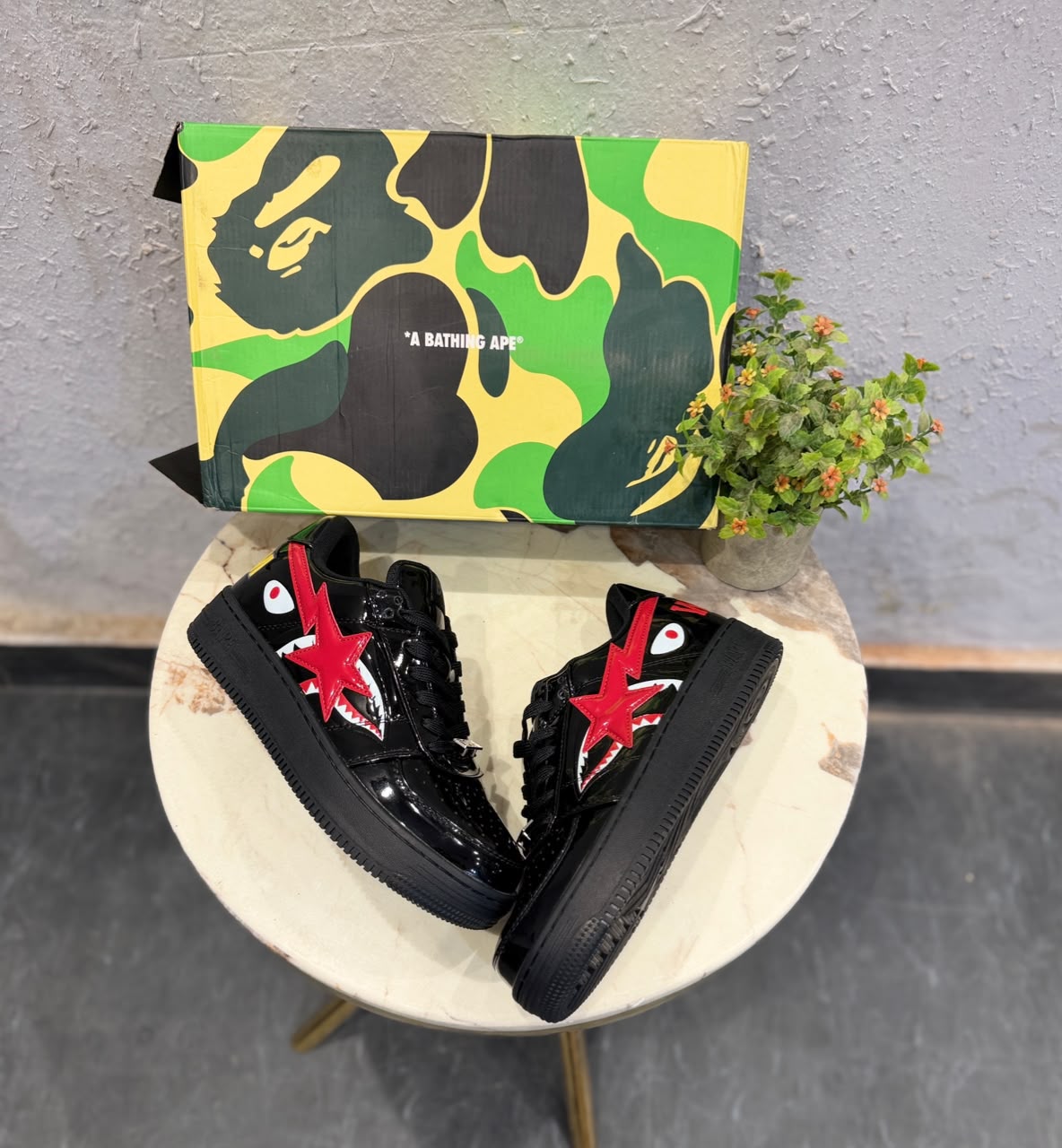 A Bathing ape bape sta os black red